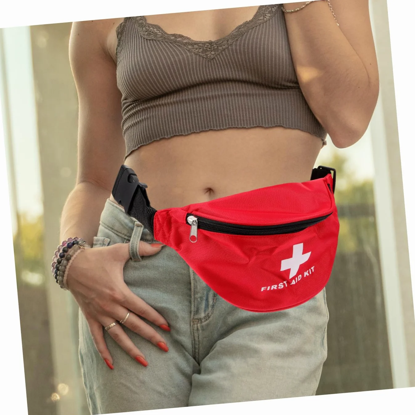 ifundom 5 series Bolsa De Primeros Auxilios Botiquín De Primeros Auxilios Bolsa Para Equipo Médico Bolsa Para Paramédicos Bolsa De Viaje Pequeña Bolsa Para 2 piezas x 5