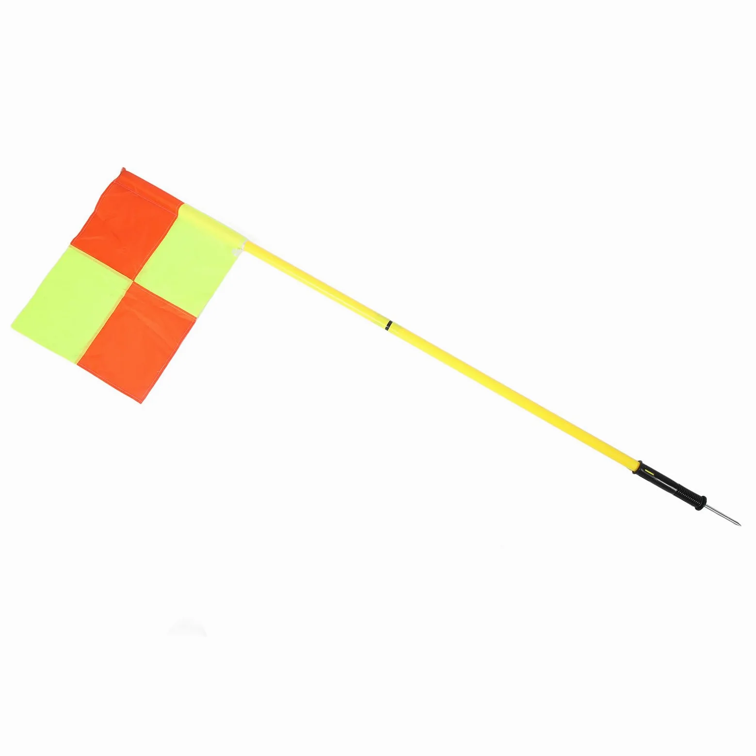 Banderas de Esquina de Campo de Fútbol Equipo de Entrenamiento Duradero para Actividades Al Aire Plástico 4 Piezas 2 Secciones 1,5 M