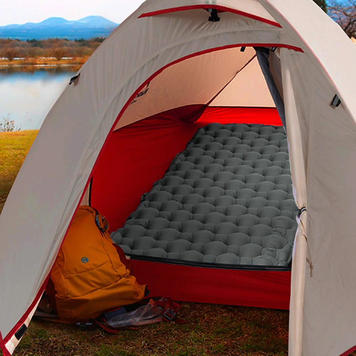 Naturehike Colchoneta Autoinflable Ultraligera 6,5 cm Grosor Impermeable para Senderismo Mochilero