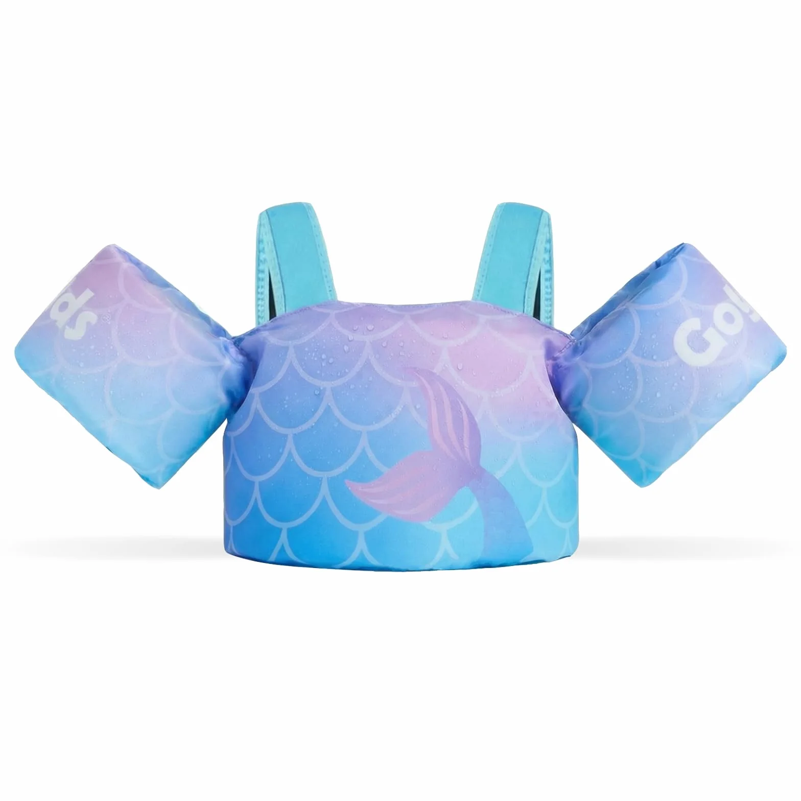 Gogokids Chaleco Flotante para Niños con Brazalete, Chaleco Flotador de Natación para,Seguro y Cómodo, Dispositivo de Entrenamiento de Natación para Niños de 2-6 años, 30-50 Libras (14-23 kg)