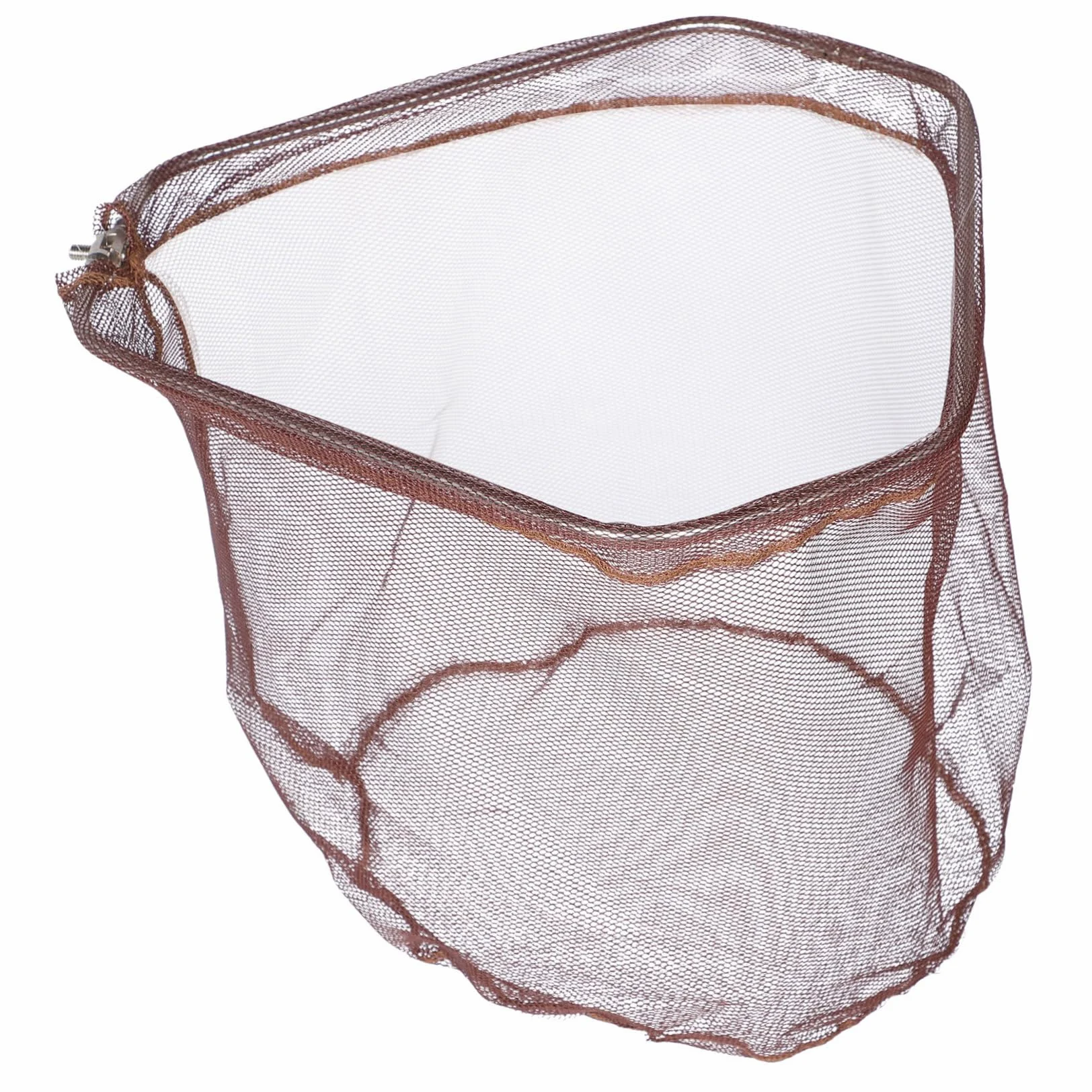 Red de Pesca Reemplazable Plegable de Acero Inoxidable y Nailon | Malla Ligera, Suave Peces, para Pescadores Avanzados o Principiantes, Uso en Pesca Terrestre