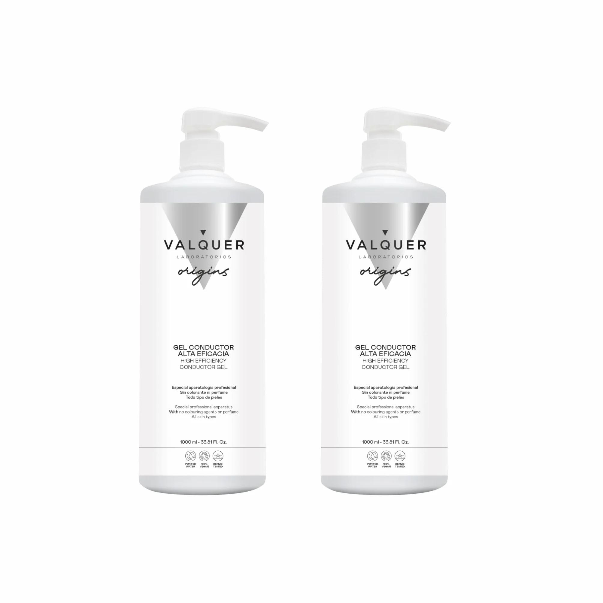 VALQUER Gel Conductor de Ultrasonidos Facial y Corporal 2L Profesional Radiofrecuencia Depilación Láser IPL