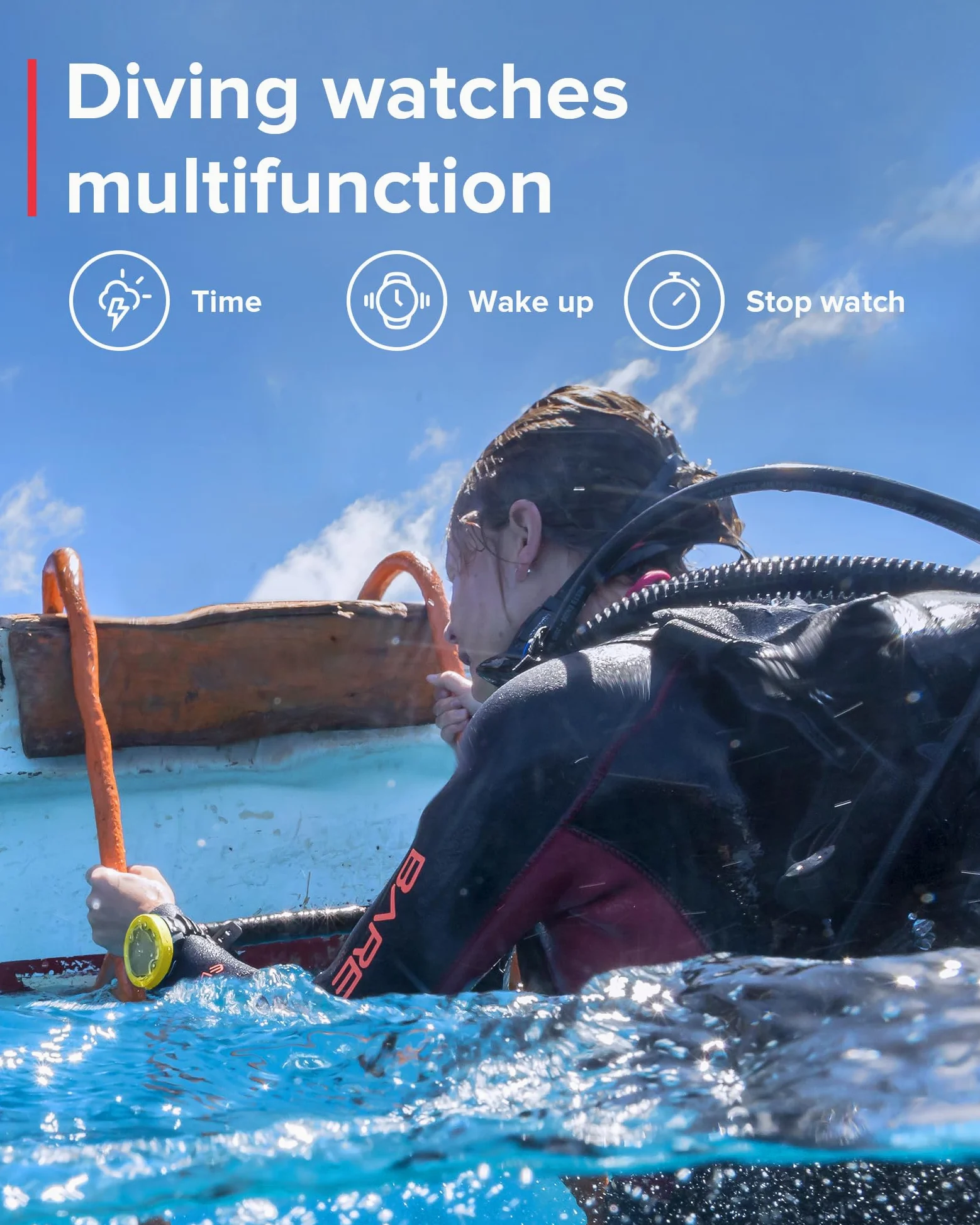 SUUNTO Zoop Novo - Ordenador de buceo de muñeca, color amarillo limón