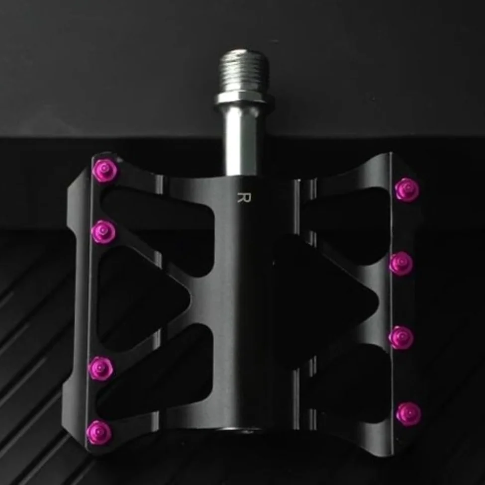 Pedales de bicicleta anchos de 9/16 pulgadas, aleación de aluminio con 3 rodamientos sellados, plataforma antideslizante para bicicletas plegables Dahon