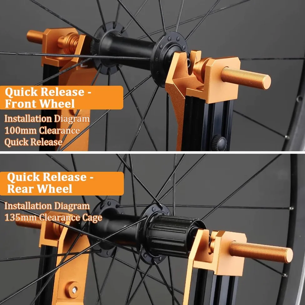 Balanceador Profesional De Ruedas Para Bicicletas, Juego De Ruedas Para Bicicletas De Carretera, Adecuado Para Ruedas De 14-29 Pulgadas, Equilibrador De Ruedas Portátiles Ajustables Y Plegables