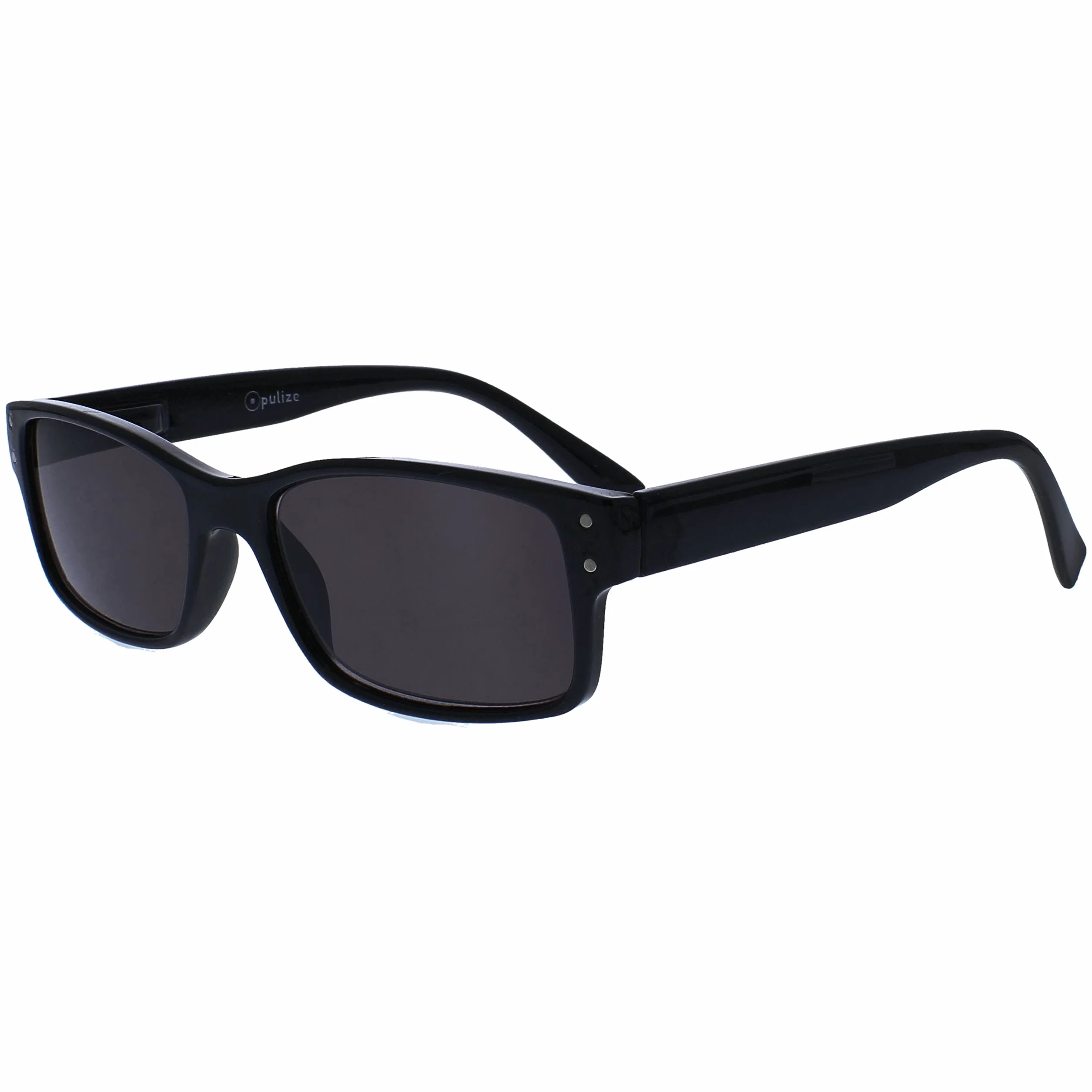 The Reading Glasses Company Gafas De Lectura Hombres Negro UV400 Estilo Diseñador Bisagras Resorte +1,50
