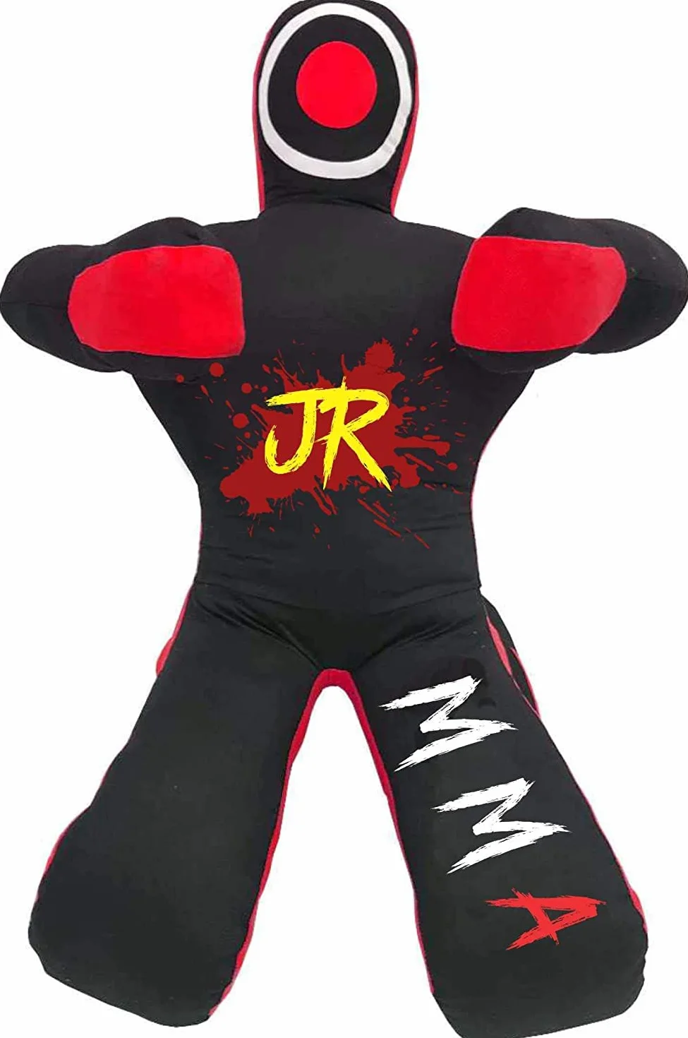 MMA Practice Dummy 70" Black Canvas for Boxing Grappling Wrestling Training
