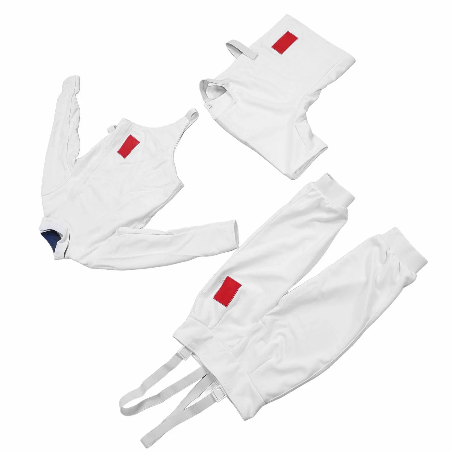 Traje de Uniforme de Esgrima CE350N Certificado para Niños y Jóvenes Ajuste Personalizable Transpirable