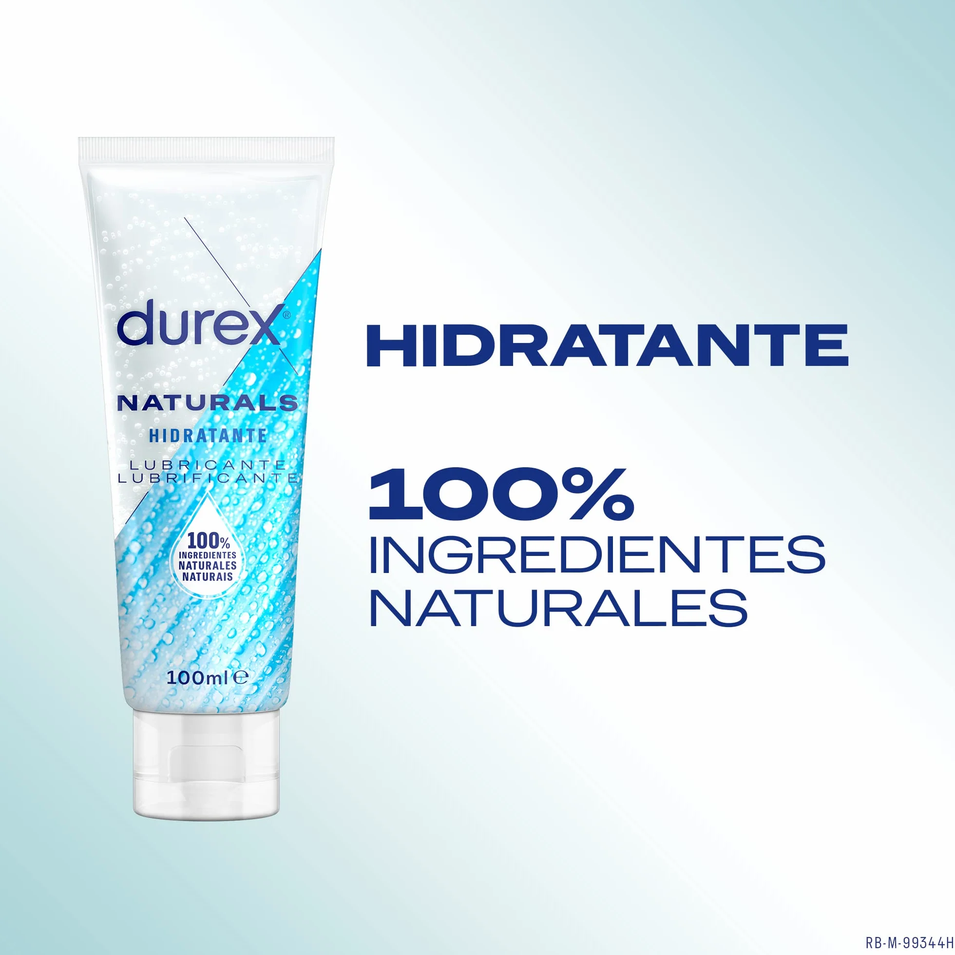 Durex Naturals Hidratante Lubricante Ácido Hialurónico 100% Natural 100 ml