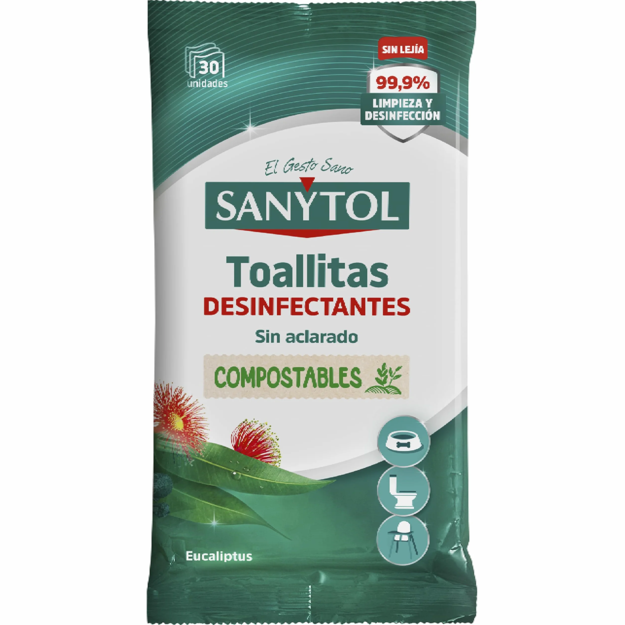 Sanytol Desinfectantes Multiusos Toallitas 30