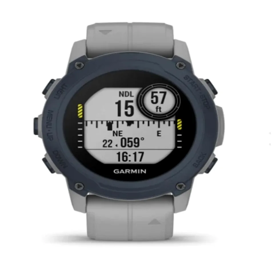 Garmin Descent™ G1, computadora de buceo resistente, múltiples modos de buceo, seguimiento de actividad, gris polvo (renovado)
