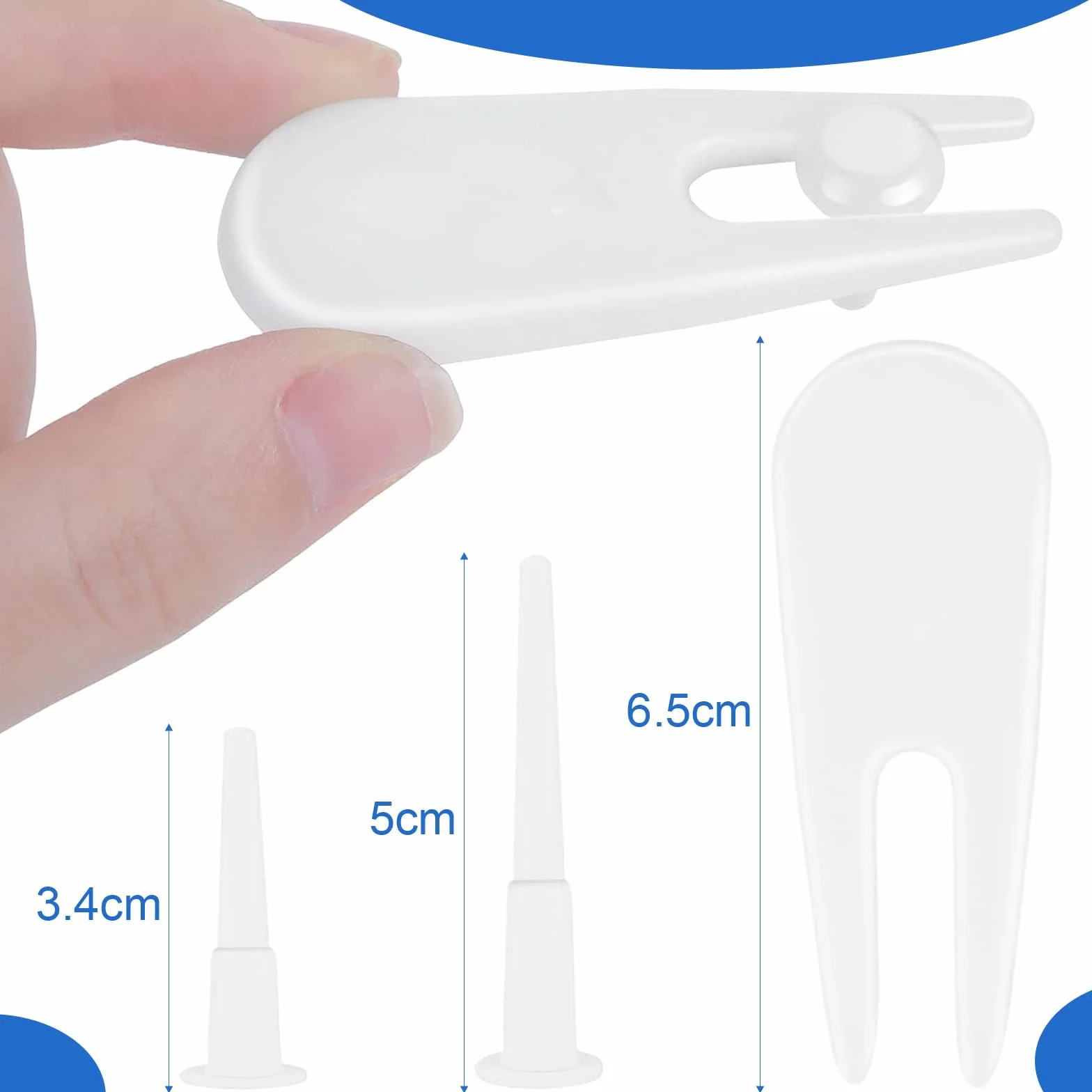 8 Piezas Kit De Repuesto Para Tapón De Bola Para Ejercicios, Bola De Yoga, Tapón De Aire, Tapón De Aire De La Bola De Fitness, Con 1 Pieza De Dispositivo De Extracción