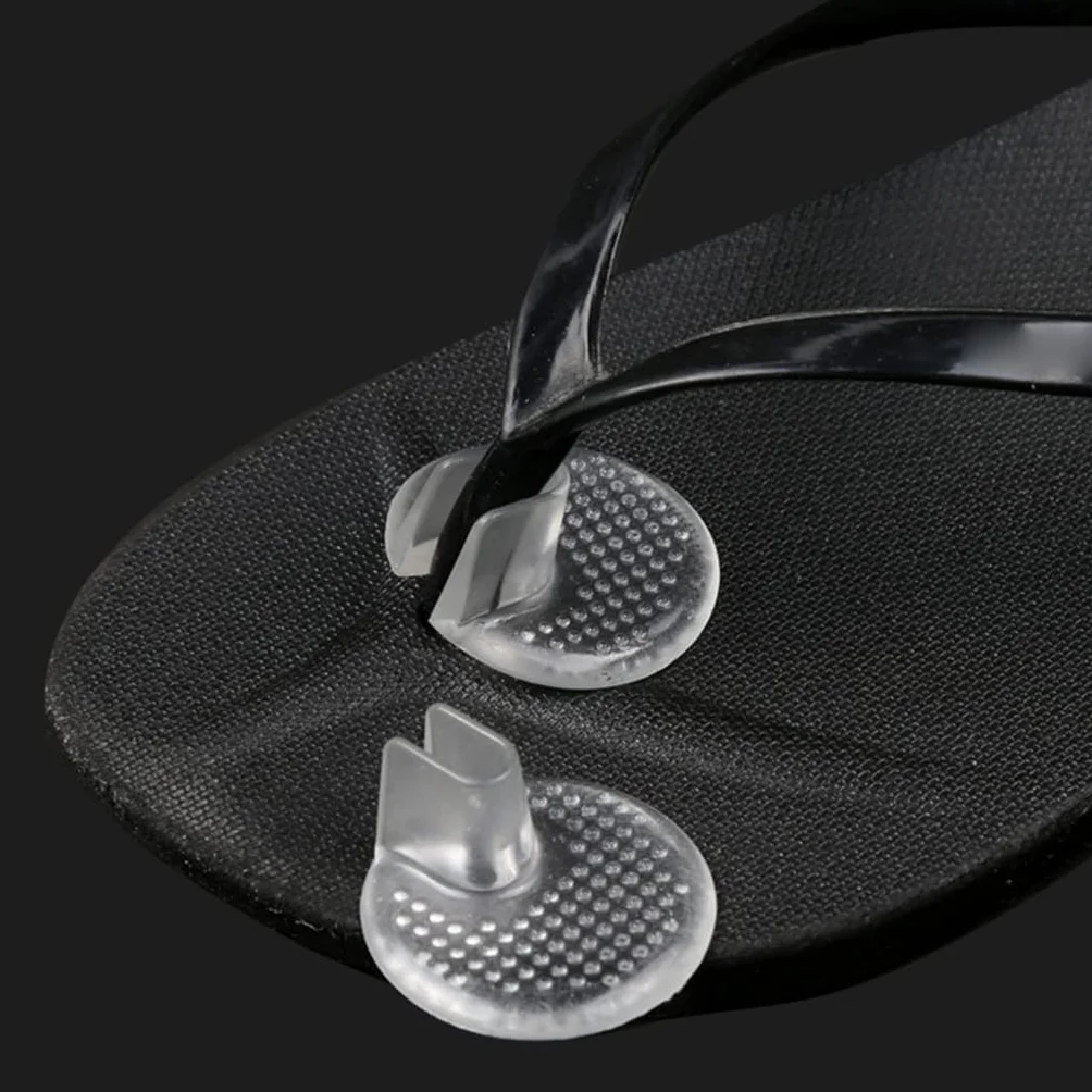 Almohadillas de gel de silicona para sandalias, protectores de dedos y plantillas