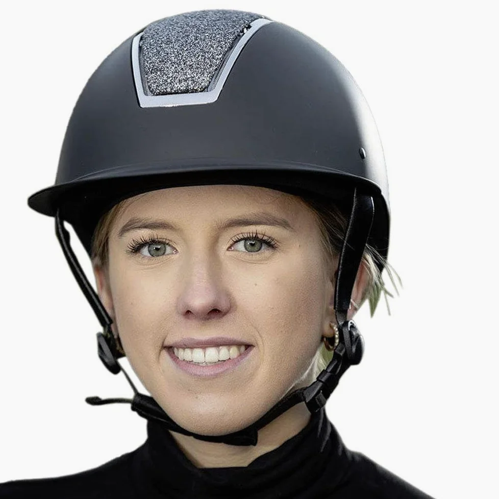 USG 13250022-100-304 Comfort Jewel, Casco de equitación, Color Negro, Talla M