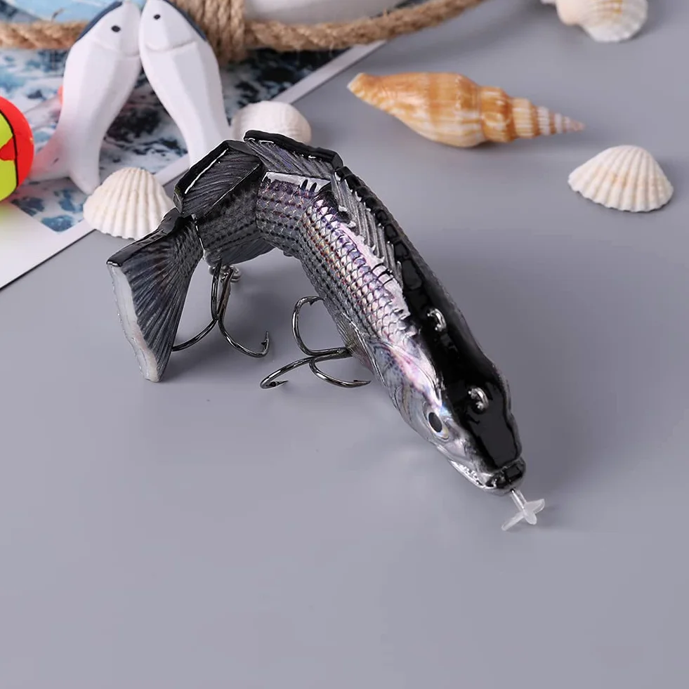Cebo Artificial electrónico Inteligente, Wobbler, pez, natación automática, señuelo de Pesca robótico