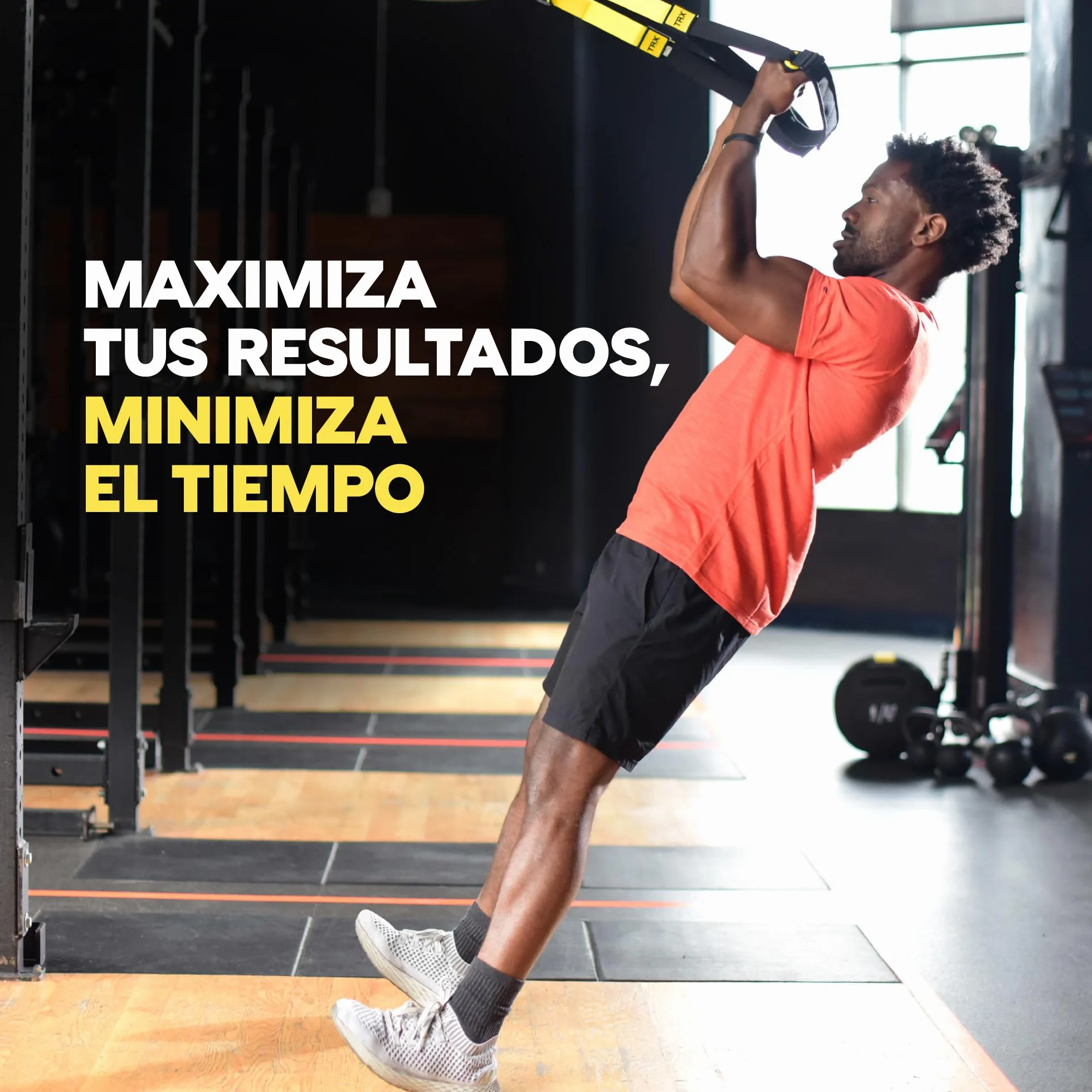 TRX PRO sistema de entrenamiento de suspensión diseño y durabilidad | incluye tres soluciones de anclaje, 8 entrenamientos de vídeo y programa de entrenamiento de 8 semanas