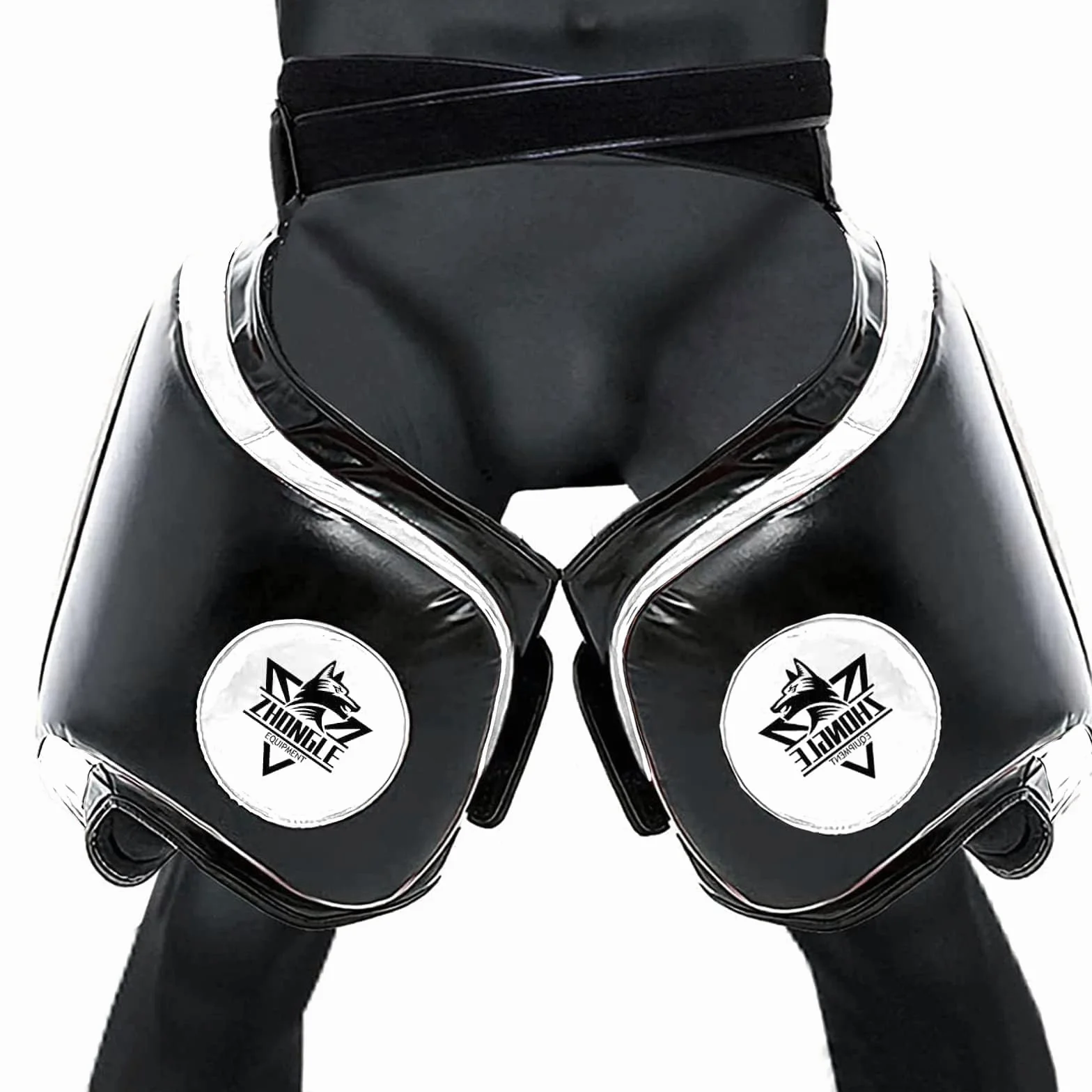 Almohadillas para Muslos Muay Thai, Protectores Deportivos de 4 Pulgadas