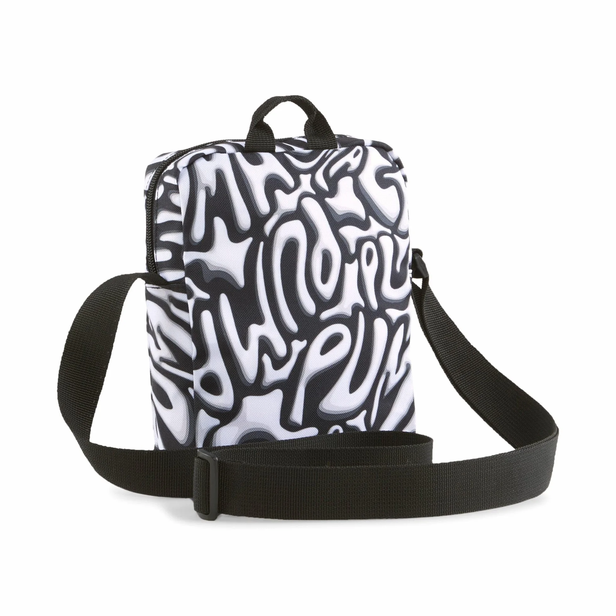 Puma PUMA ACADEMY AOP - Bolso portátil PUMA Black-Gra para PUMA Black-Grafiti AOP, talla única, PUMA Black-Grafiti AOP, One Size, bolso de mano