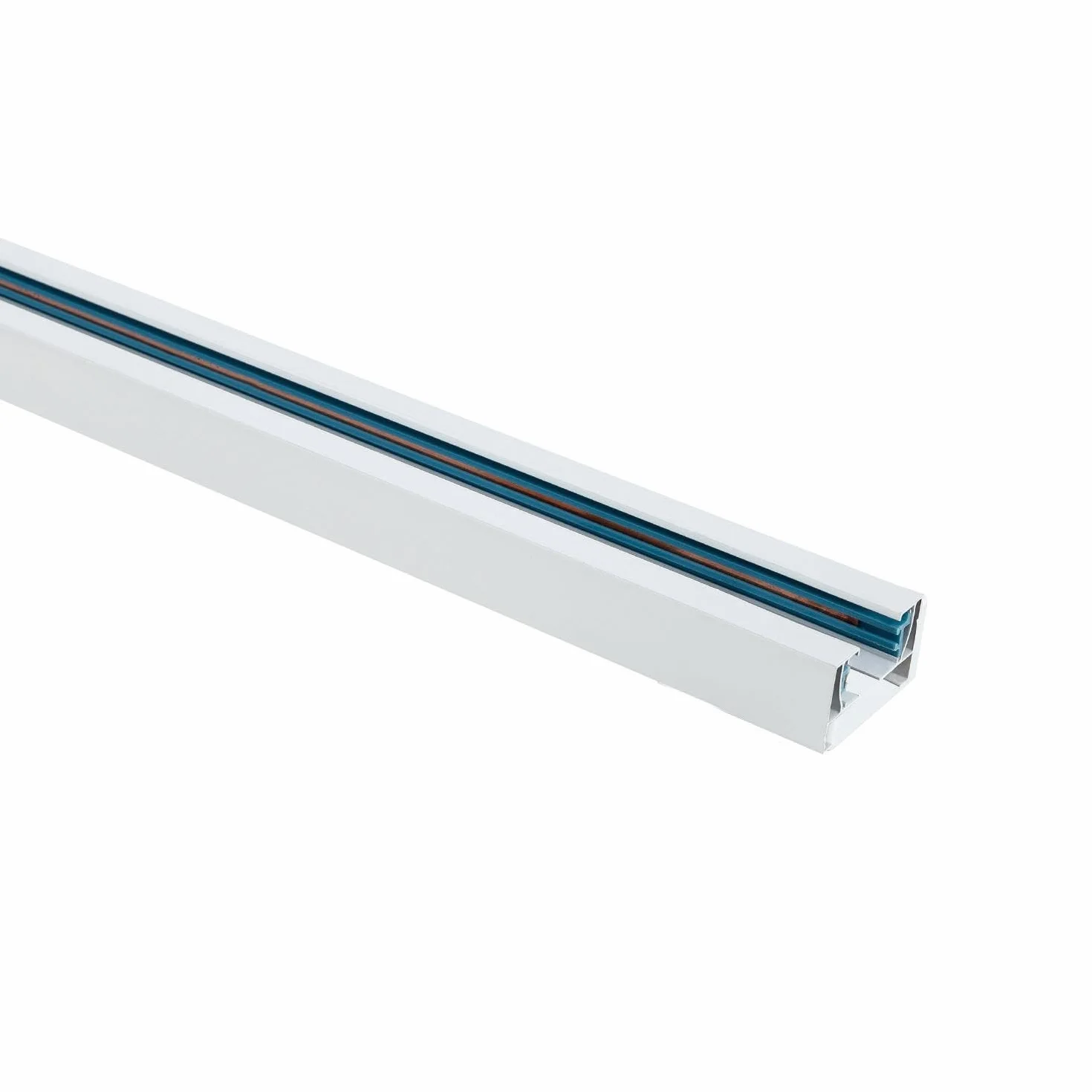 LEDKIA LIGHTING Carril Monofásico Aluminio 1 Metro Blanco para Focos LED
