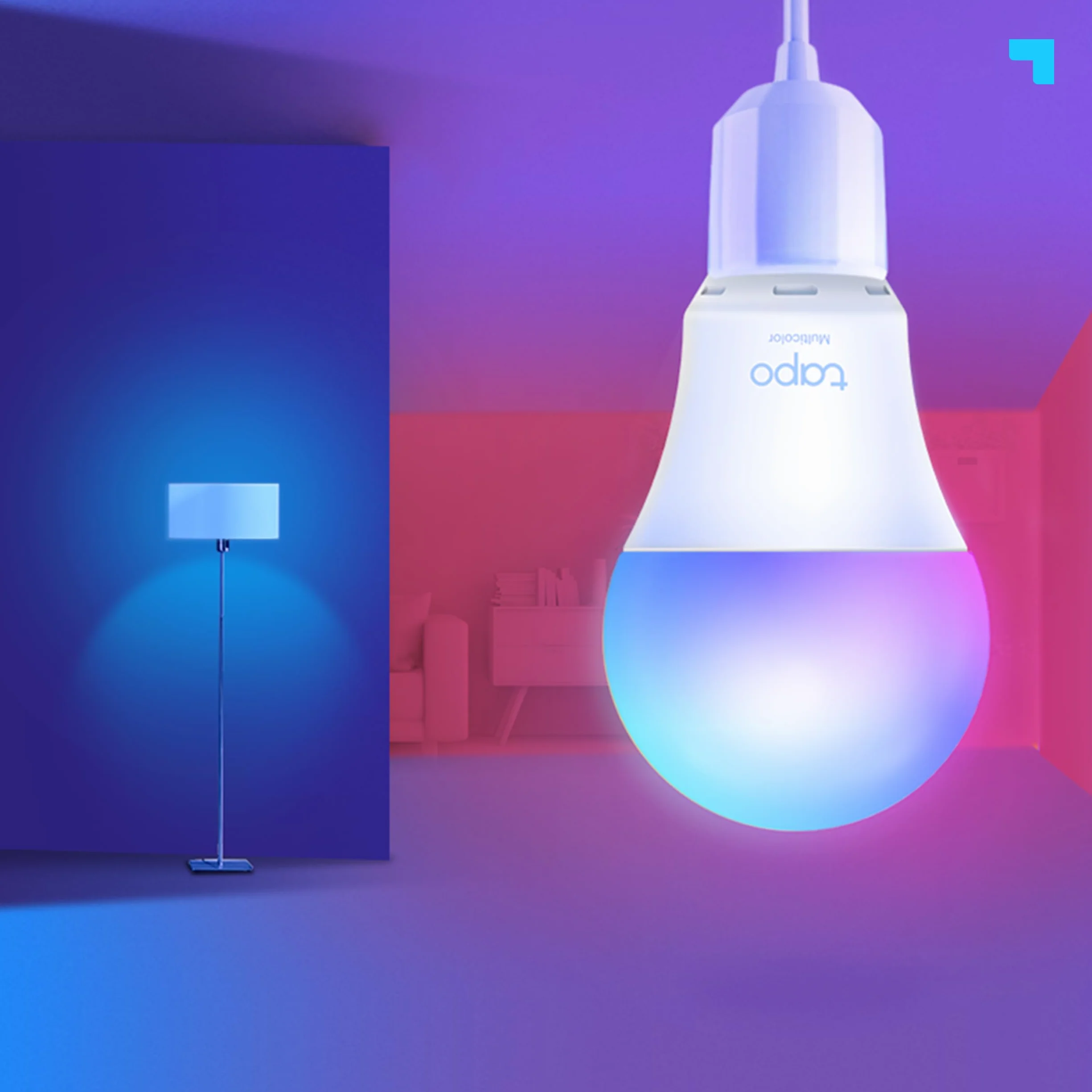 Bombilla LED inteligente Wi-Fi Tapo E27 806 lúmenes 8.3W compatible con Alexa Google Home