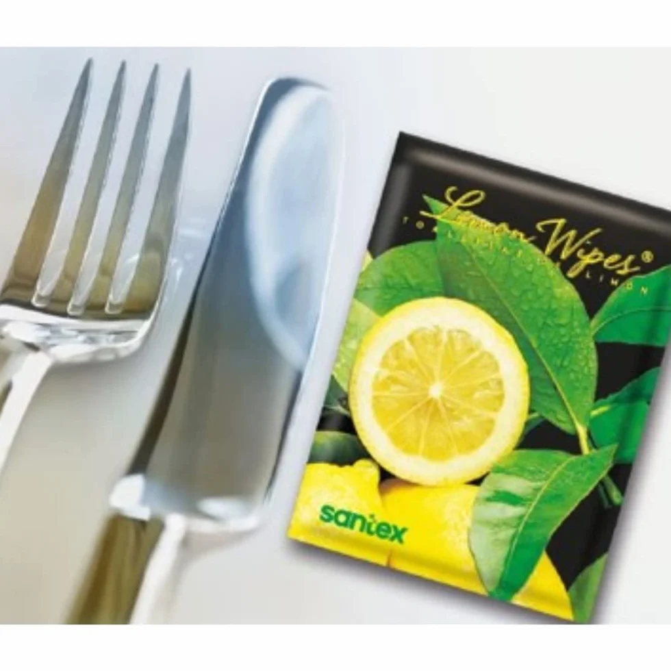 Toallitas Lemon Wipes 100 unidades tejido sin tejer suave microperforada