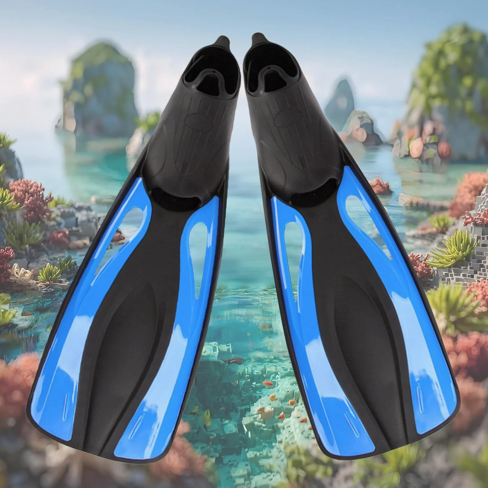 Aletas Natación Adultos Equipo Buceo Ajustable para Viajes | patas de rana para adultos snorkel buceo natación Hombres Mujeres Principiantes Profesionales Viaje Natación Buceo Deportes