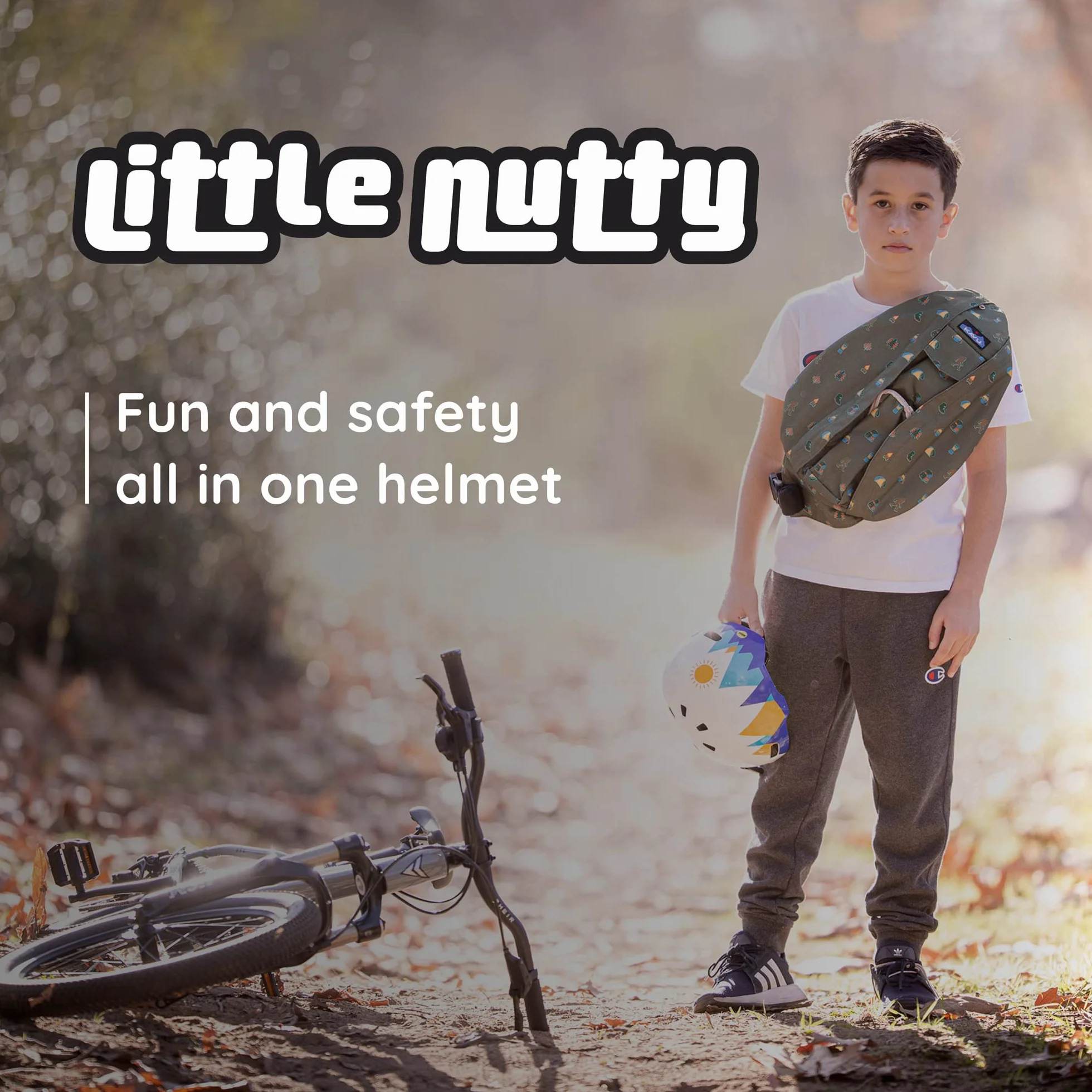 Nutcase Kinder Fahrradhelm Little Nutty Gloss 48-52 cm