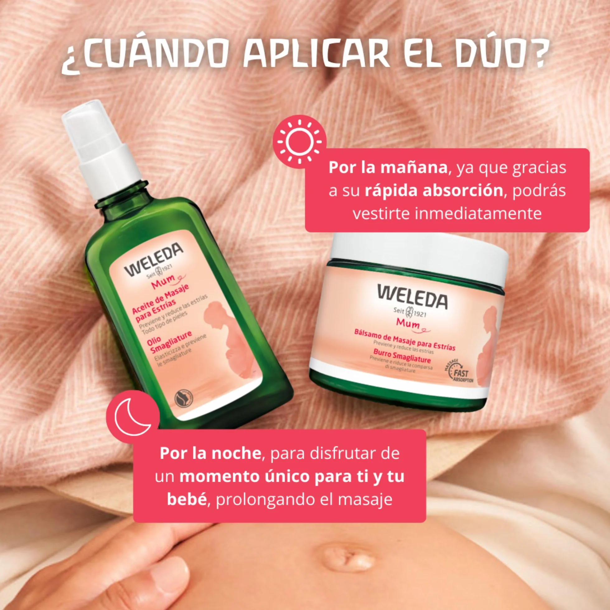 Weleda Aceite de Masaje Antiestrías Embarazo 100 ml