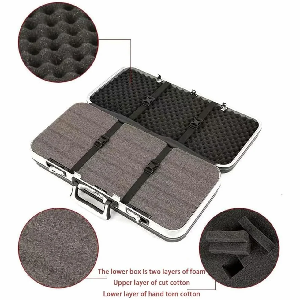 Maleta de Aluminio para Armas y Rifles con contraseña 90cm