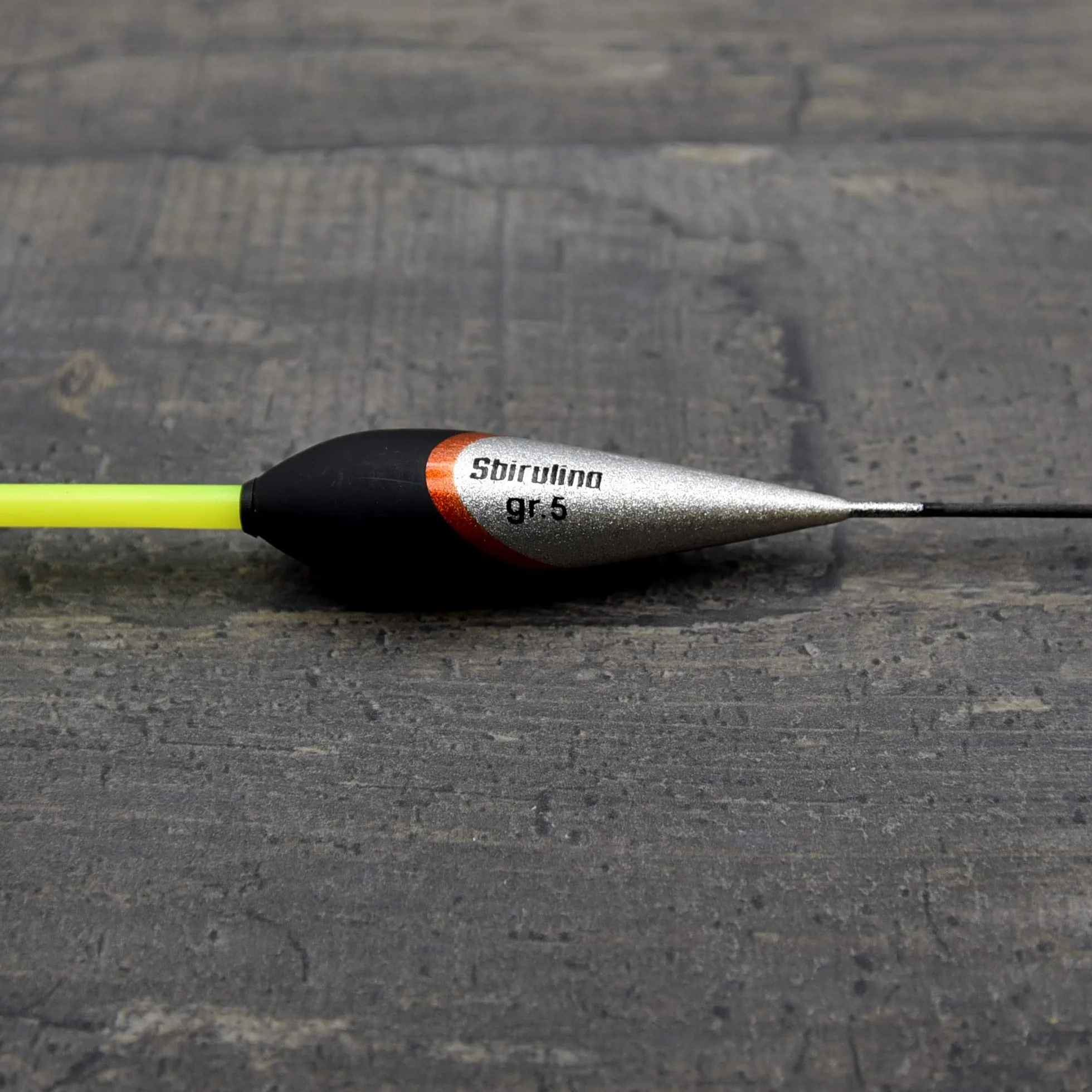 Sbirulino® Juego de 5 flotadores de Pesca con Portador de 4,5 mm. Caja Portador y Funda incluida en el Kit.