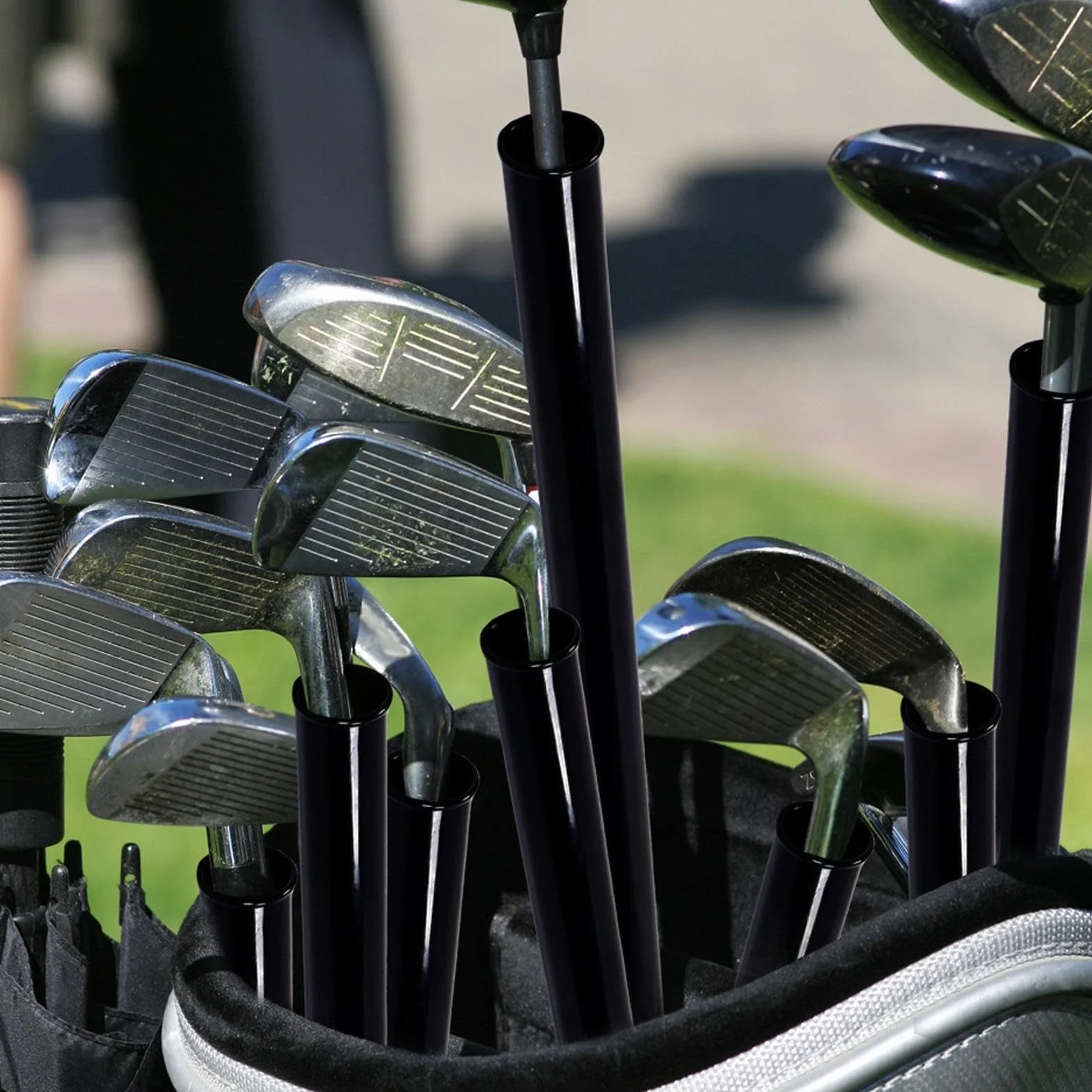 14 tubos de bolsa de tubo de de golf, separadores de repuesto, protector de golf, accesorios de tubo de de golf, separadores de tubos de protección, separadores de tubos de protección,