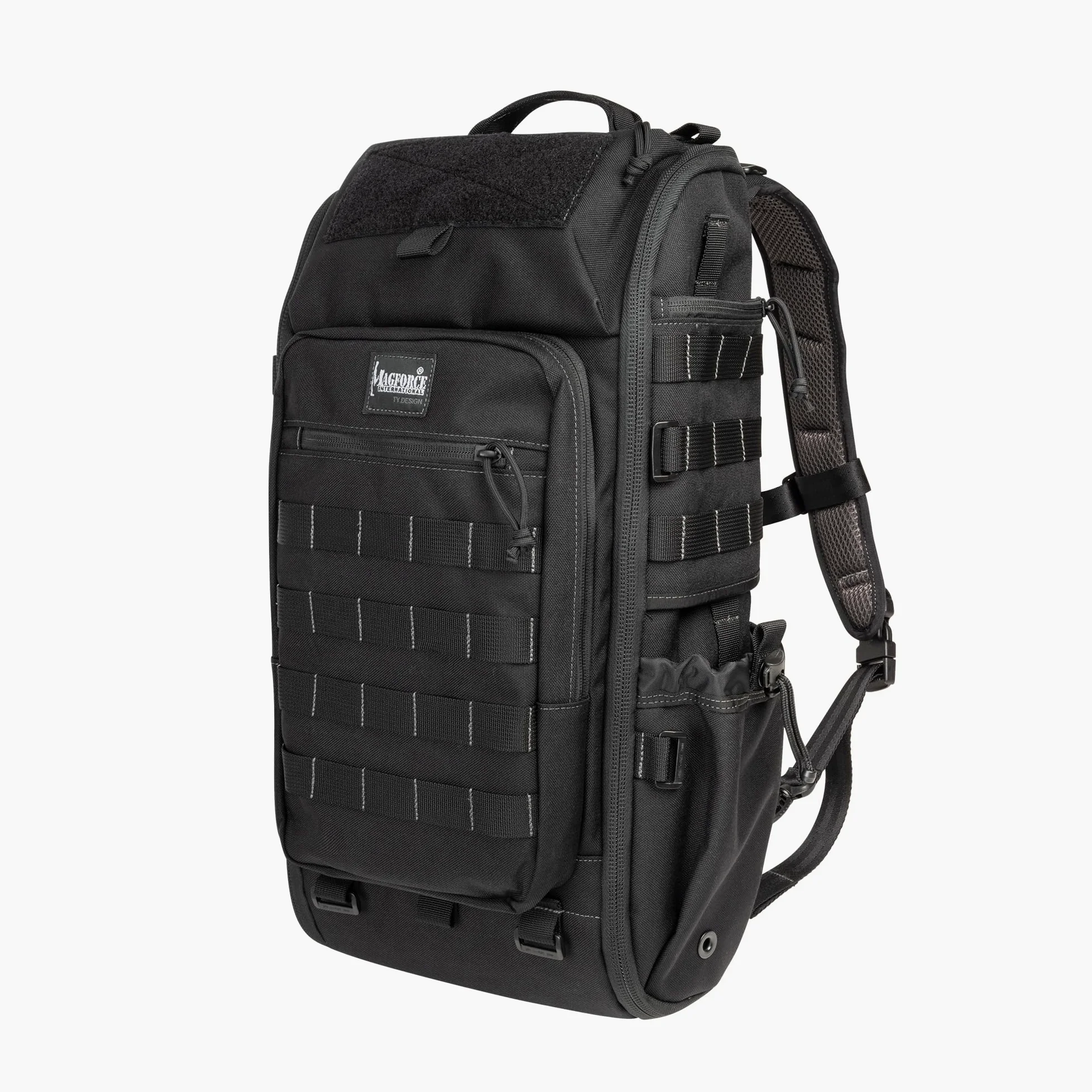 Magforce Tactical Raider - Mochila militar Molle de 25 litros, ligera y compresible, nailon balístico, compartimento para portátil, mochila de senderismo al aire libre con muchos bolsillos y correa