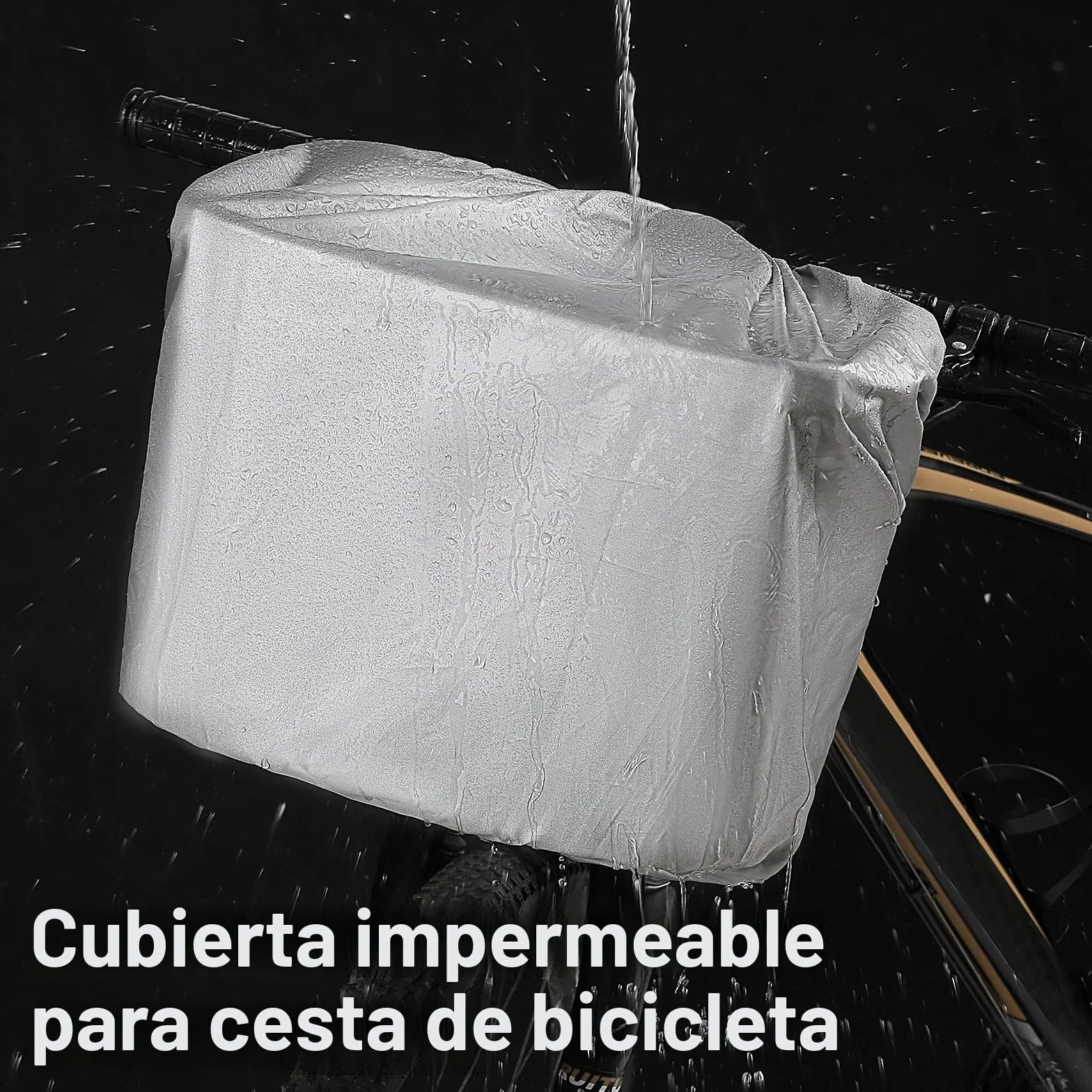 COFIT Canasta de Bicicleta Plegable, Canasta de Manillar de Bicicleta Multiusos Extraíble para Porta Mascotas, Bolsa de Compras, Bolsa de Viaje, Camping al Aire Libre