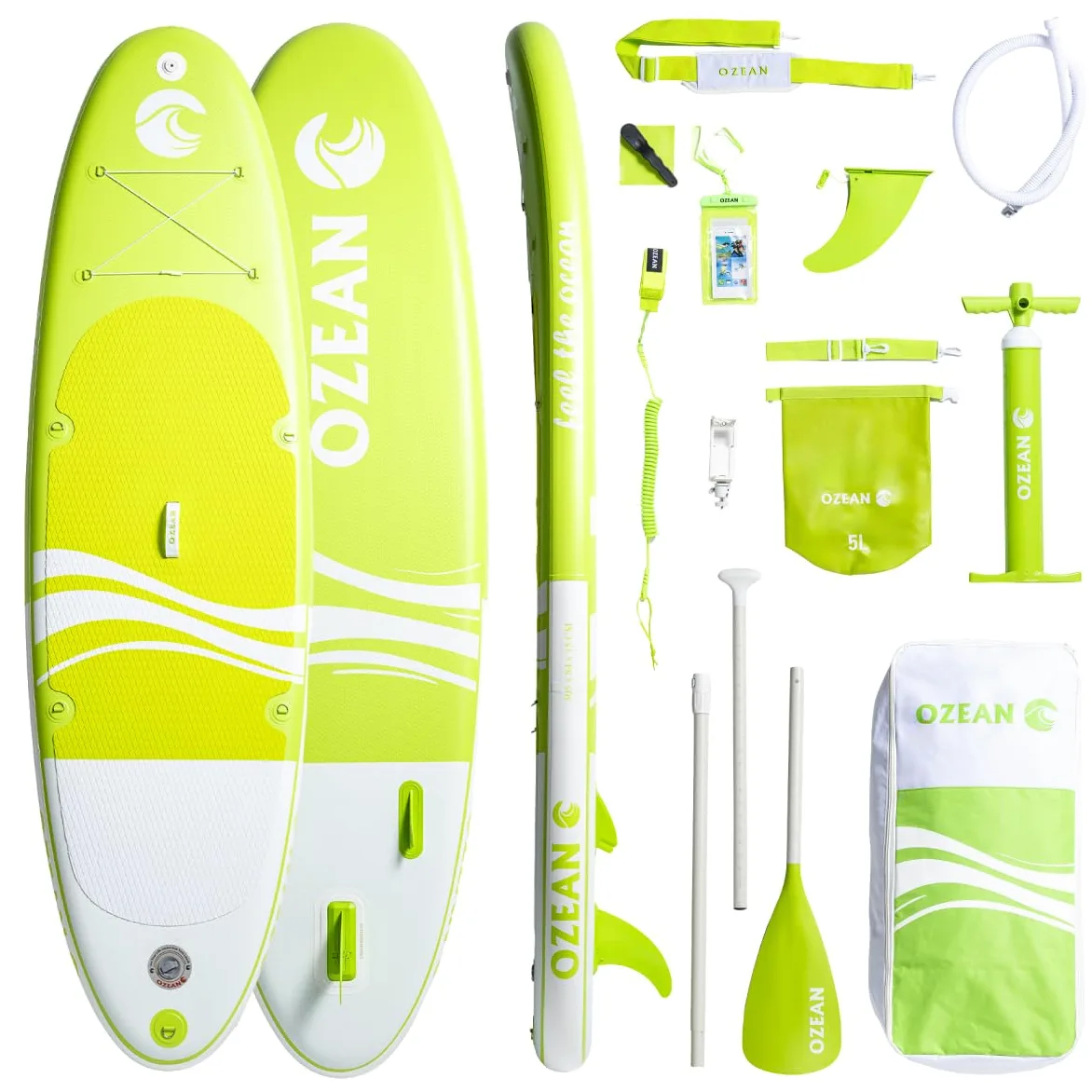 Tabla Paddle Surf Hinchable Ozean 305cm con 11 Accesorios