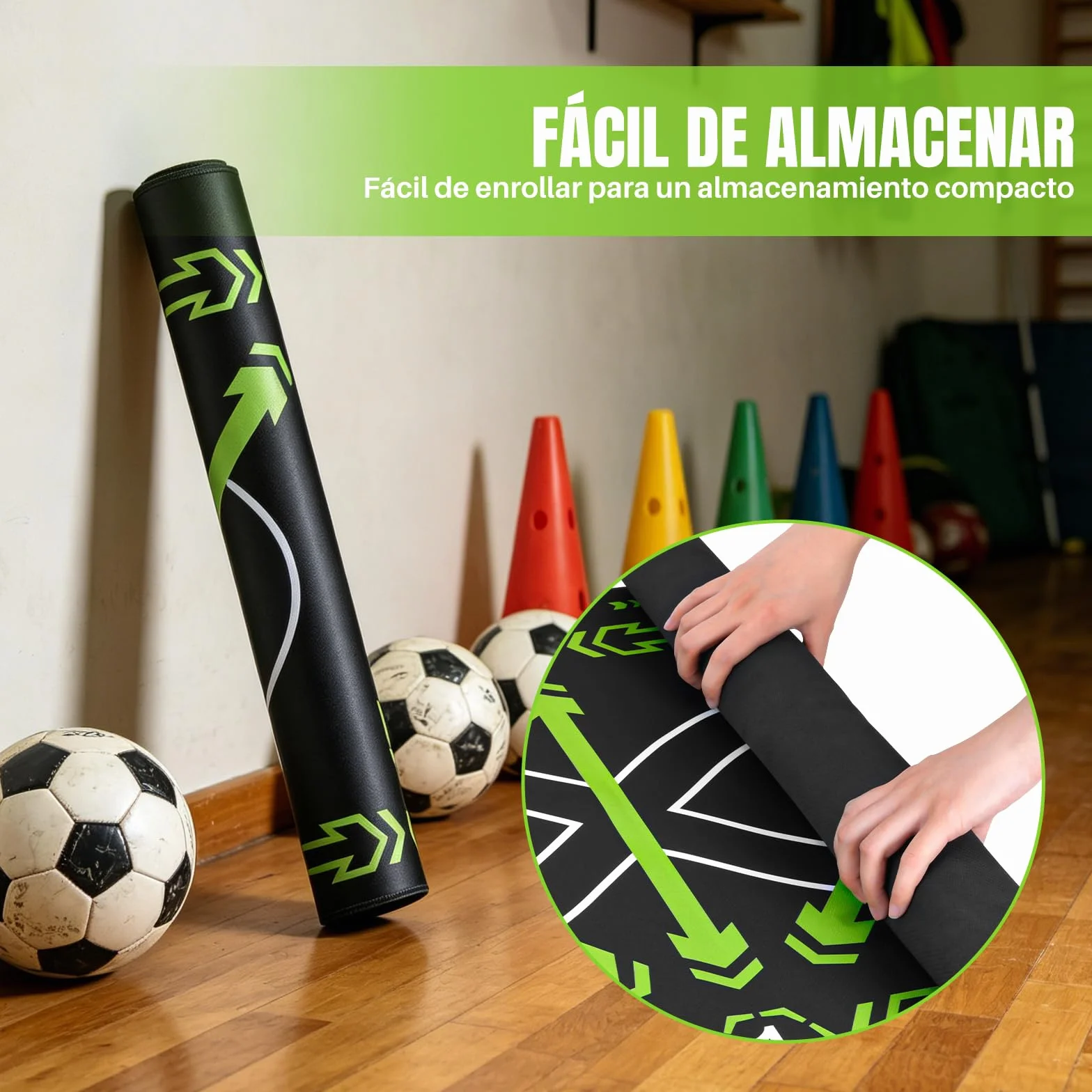 Hikeen Cinturón Entrenamiento Fútbol Ajustable (Incluye Balón): Kit Entrenamiento Futbol con Pelota con Cuerda para Entrenamiento Futbol, Accesorios Futbol para Juegos de Futbol