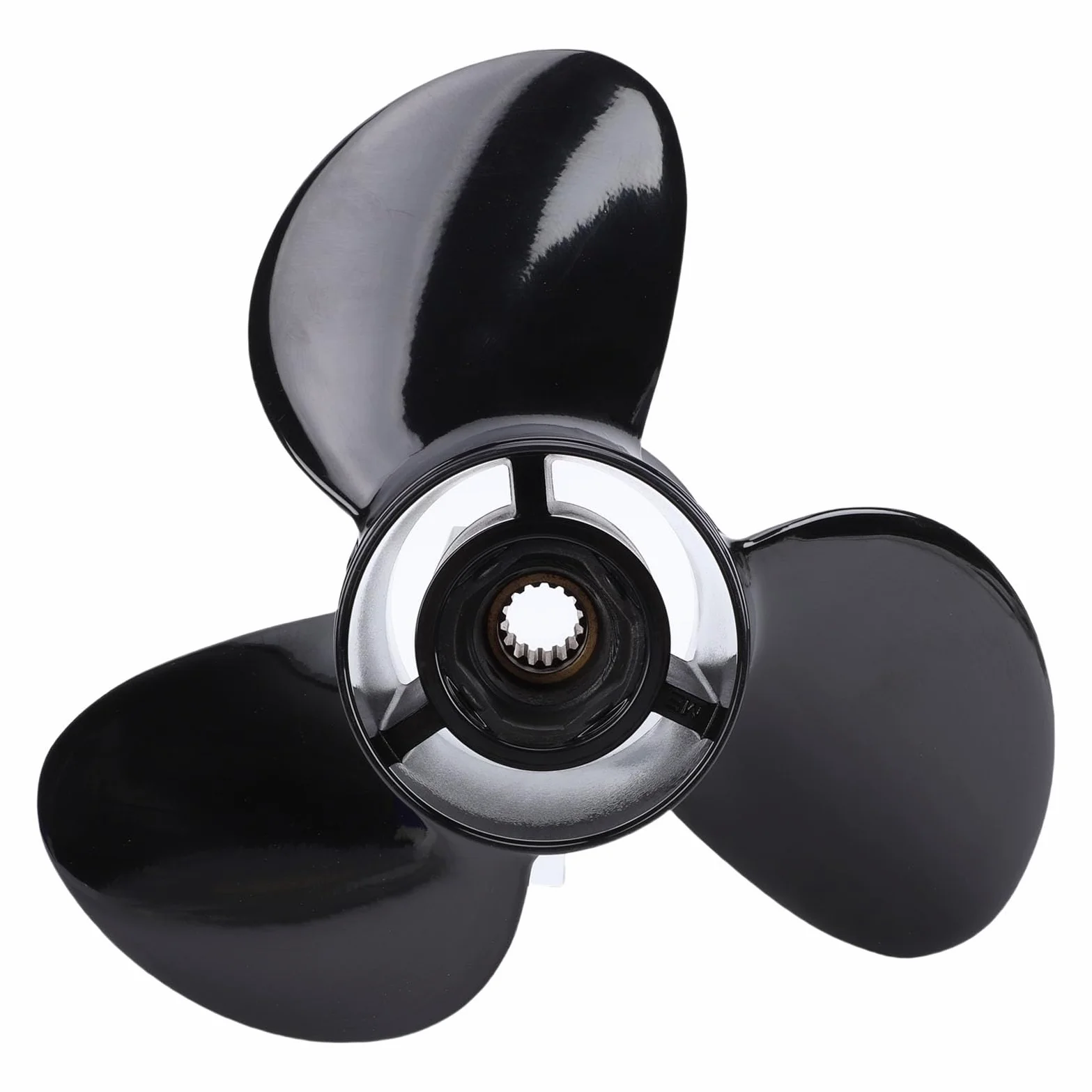 CHICIRIS Hélice para Barco de Aluminio, 14 de Diámetro X 19 de Paso, con Equilibrio Dinámico Avanzado para Motores Mercruiser Alpha One Bravo One Dentrofueraborda y Fueraborda de 135 a