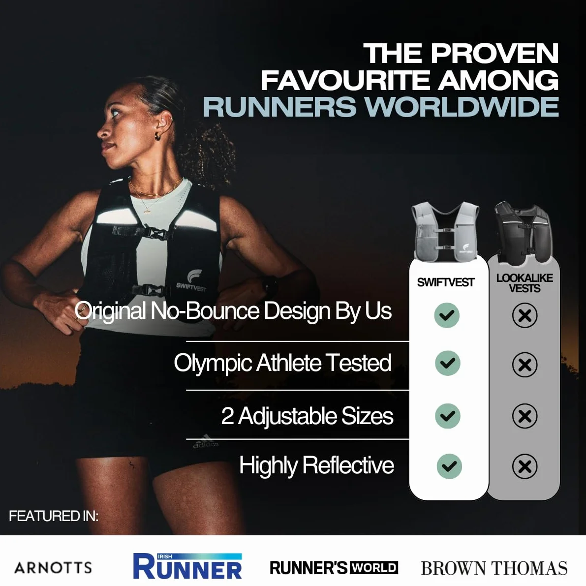 Running Vest Hydration Vest for Women Men, 500ml Soft Flask Water Bottle, Lightweight Reflective Phone Holder, Adjustable Unisex