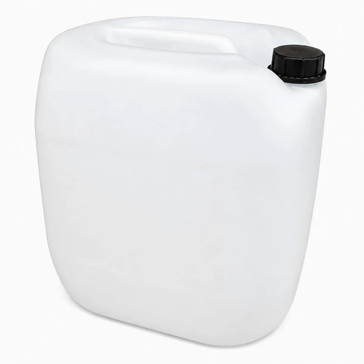 Bidón de plástico natural DIN61 + grifo de 30 L