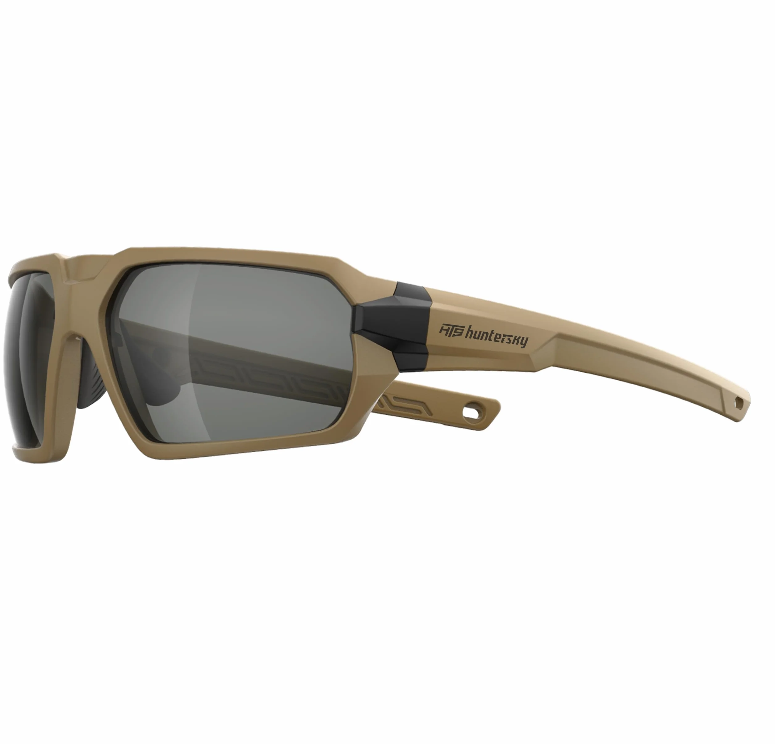 HTS HUNTERSKY Q37 Gafas de sol tácticas de caza polarizadas antivaho, de grado militar, protección contra impactos balísticos, para golf, motocicleta, equitación, correr, conducción, área de pistola