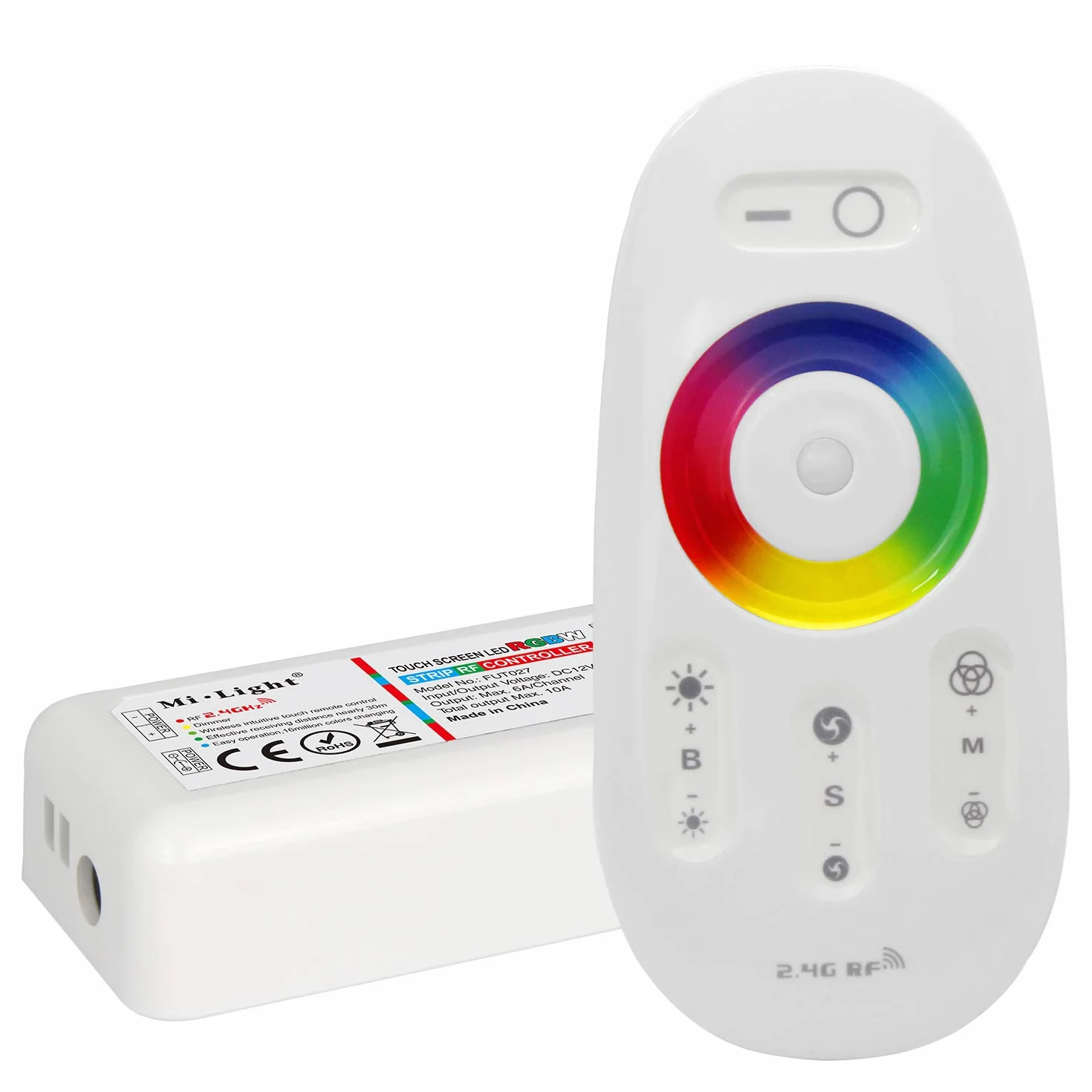 Control Remoto LED 2.4GHz RF para Tiras LED RGBW Milight Miboxer fut027