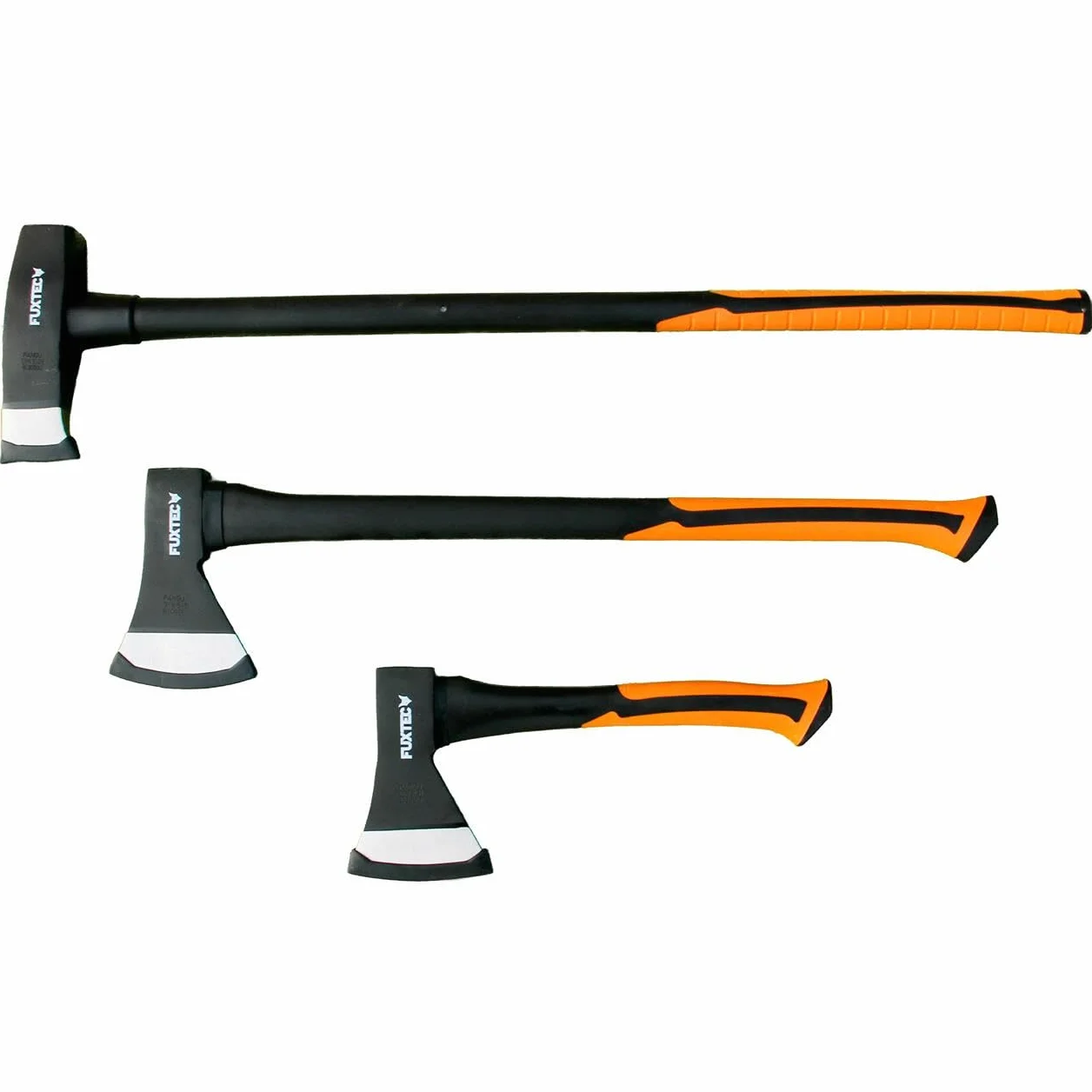 Juego de 3 hachas - 1 Hacha de 36cm + 1 Hacha de 69cm + 1 Hacha de Corte de 91cm