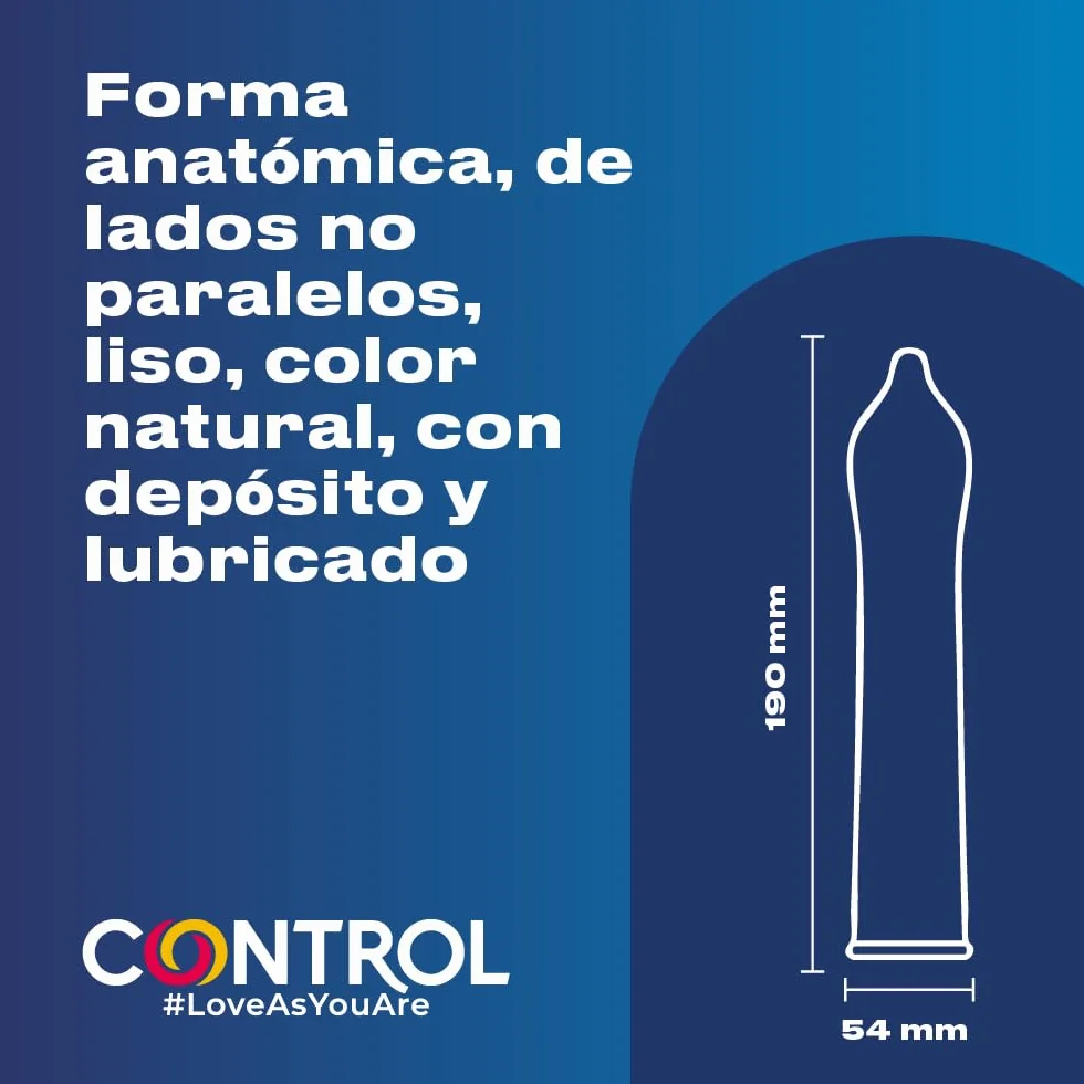 Control Preservativos Nature Caja Pack Ahorro 24 Condones Lubricados Placer Natural