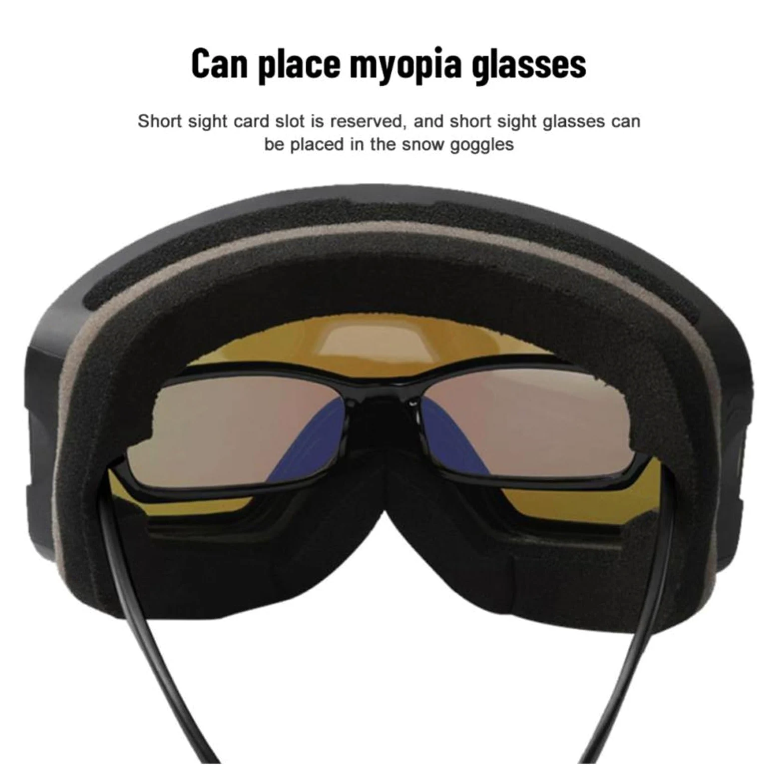 Gafas de esquí cilíndricas antiniebla Gafas de esquí antiniebla Gafas de esquí de campo amplio Gafas de esquí Gafas de esquí a prueba de viento Gafas de esquí para exteriores Gafas para exterior