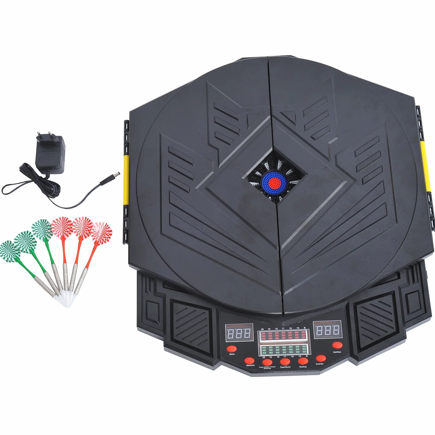 HOMCOM Diana Electronica Digital + 12 Dardos 8 Jugadores 27 Juegos 216 Variantes Sonido