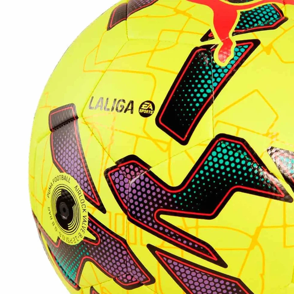 PUMA Balón de fútbol LaLiga Amarillo 2025 26 (4)