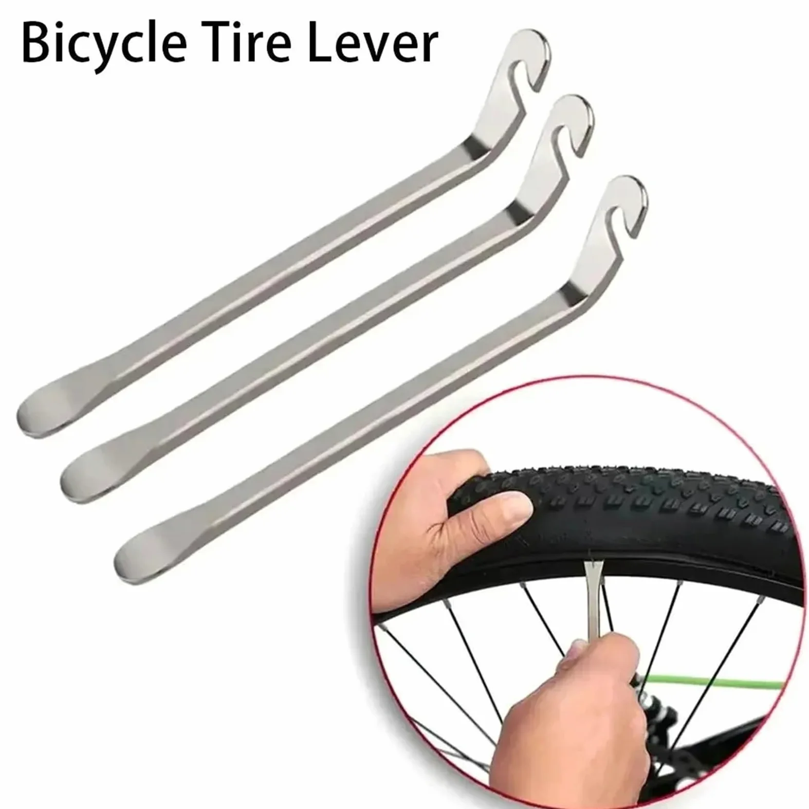 Kit Portátil De Reparación De Pinchazos De Neumáticos De Bicicleta, Multiherramienta Con Bomba De Aire Y Bolsa De Almacenamiento For Mantenimiento De Ciclismo(Set3)