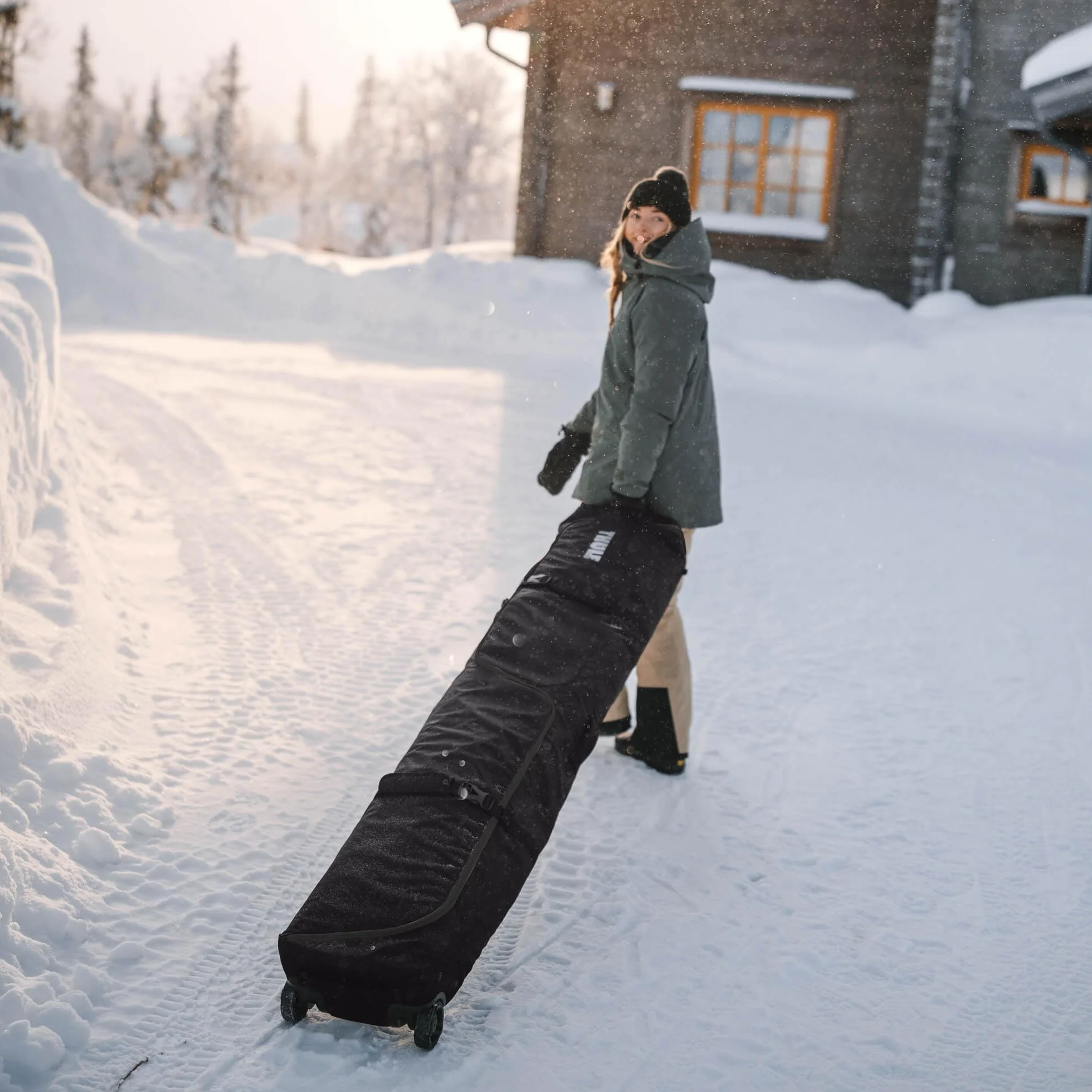 Thule RoundTrip - Bolsa de snowboard (165 cm)