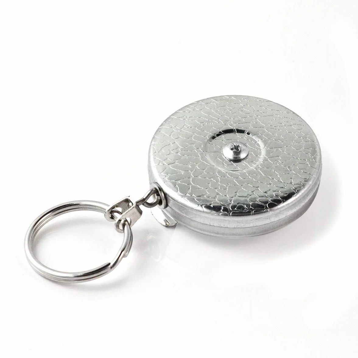 KEY-BAK 0005-011, Retráctil Unisex Adulto, Cromado, 24 Chain 8 Oz. Retraction