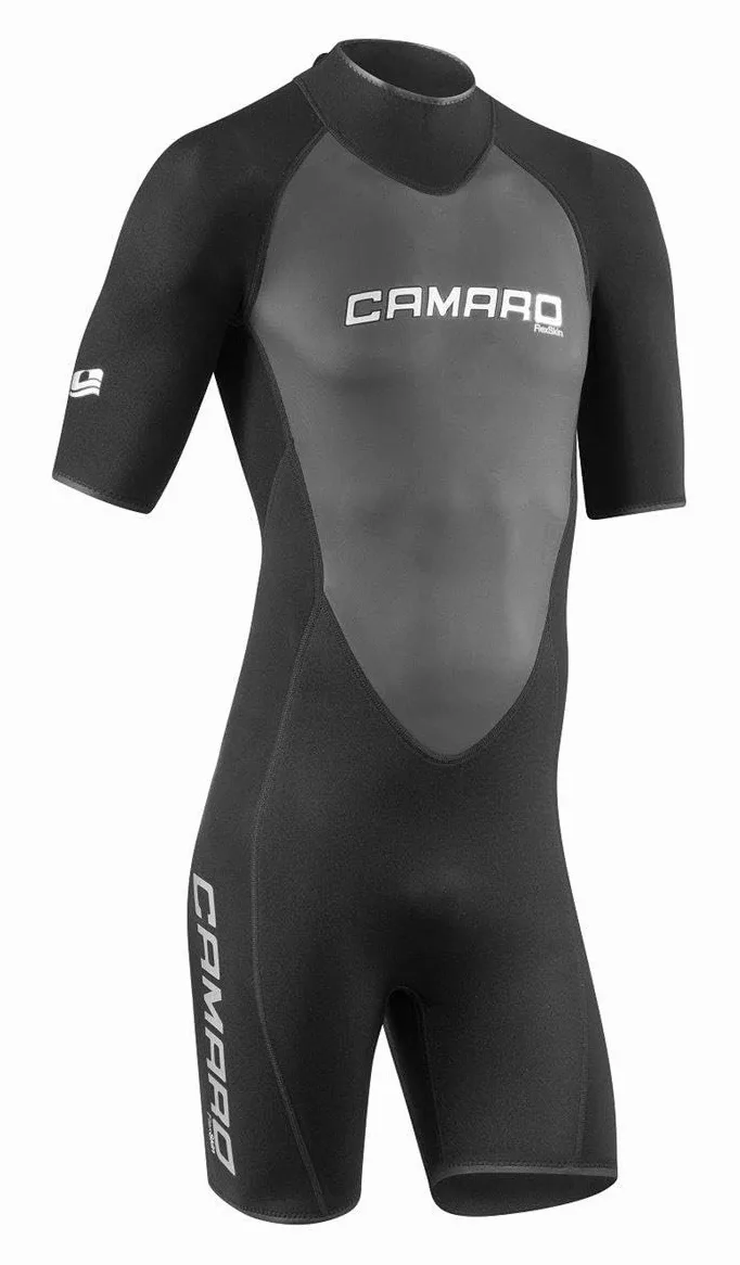 CAMARO Traje de surf de neopreno corto para hombre Flex Skin Super Stretch hasta 6XL