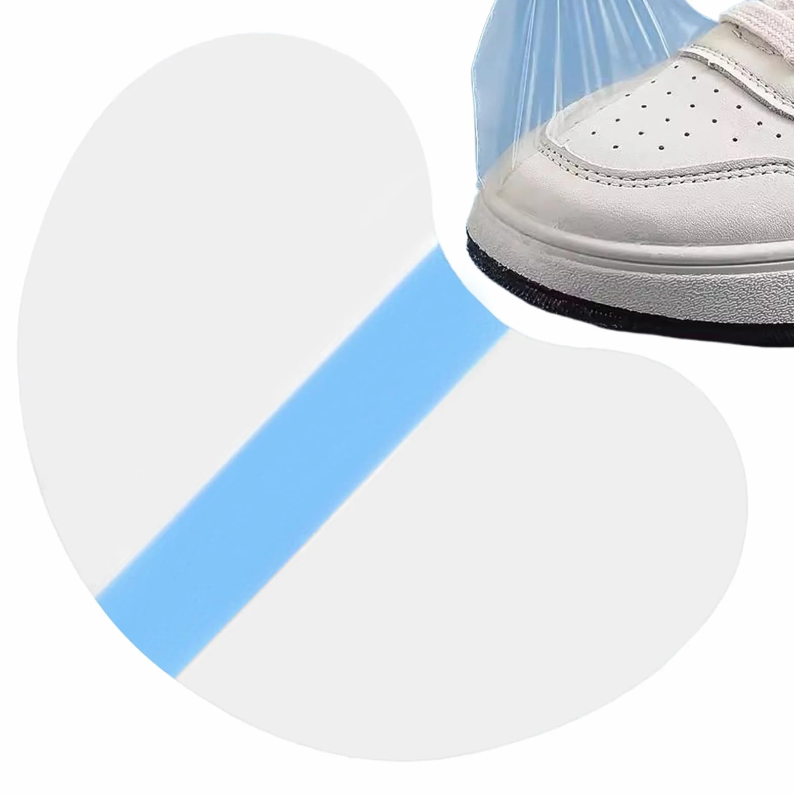 Protector para puntas de zapatos, 30 unidades, protección invisible transparente para jardinería, senderismo, trabajo, camping, niños y exteriores